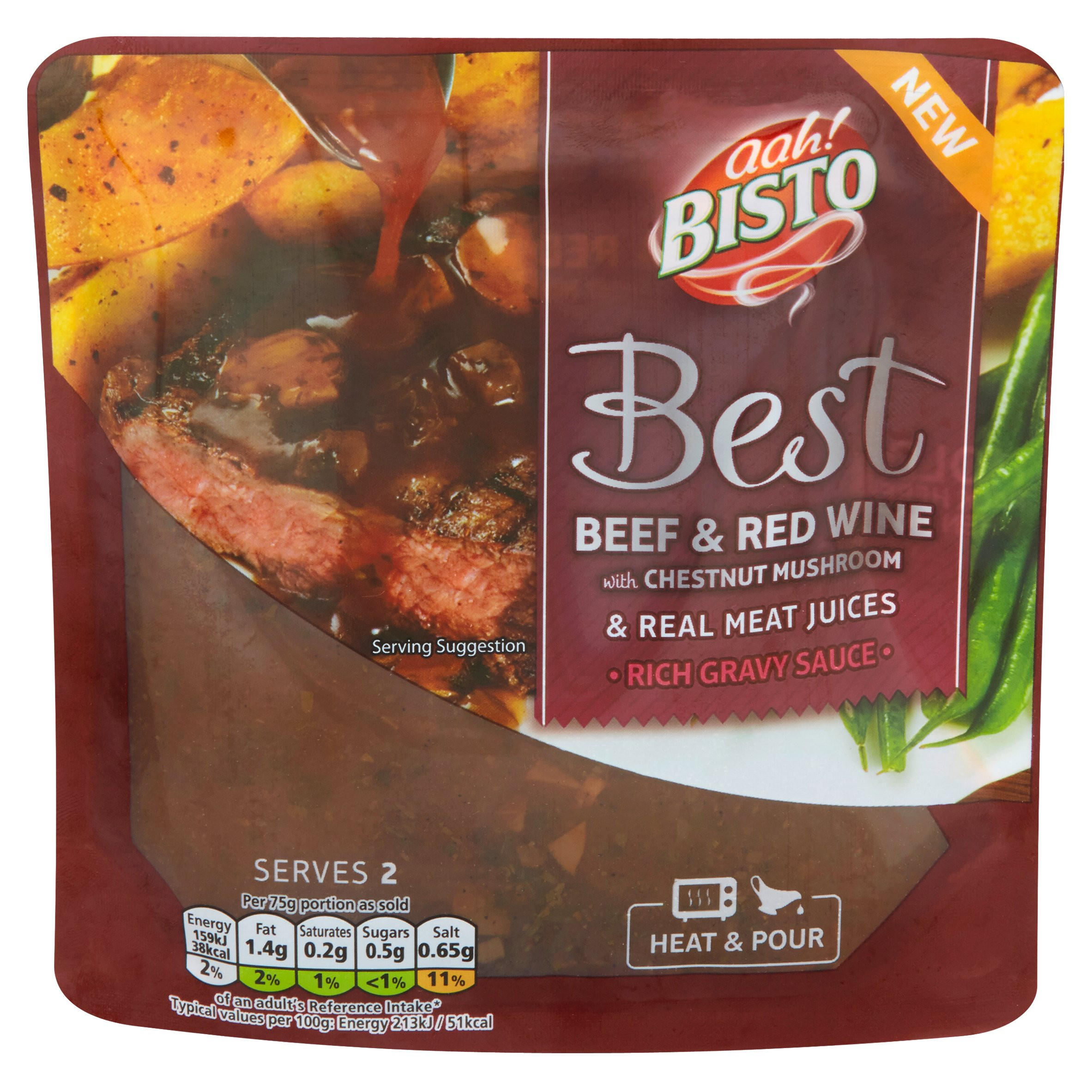 Bisto Best Beef & Red Wine Gravy Sauce 150g Gravy, Stock Cubes