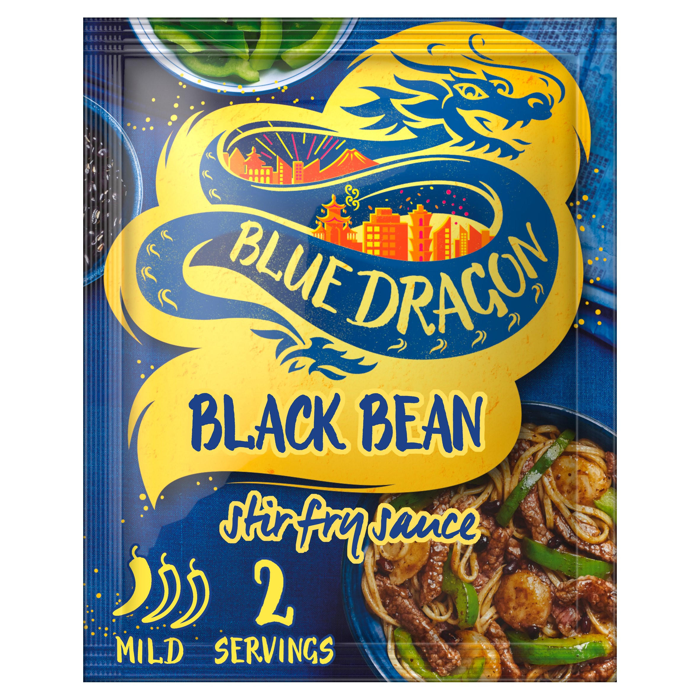 Blue Dragon Black Bean Stir Fry Sauce 120g, folic acid free