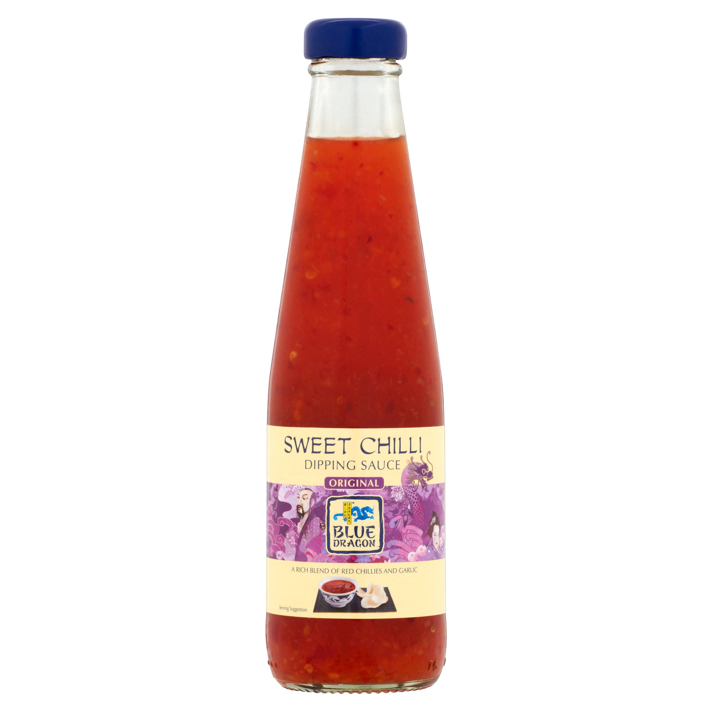 Blue Dragon Sweet Chilli Dipping Sauce Original 300ml, folic acid free