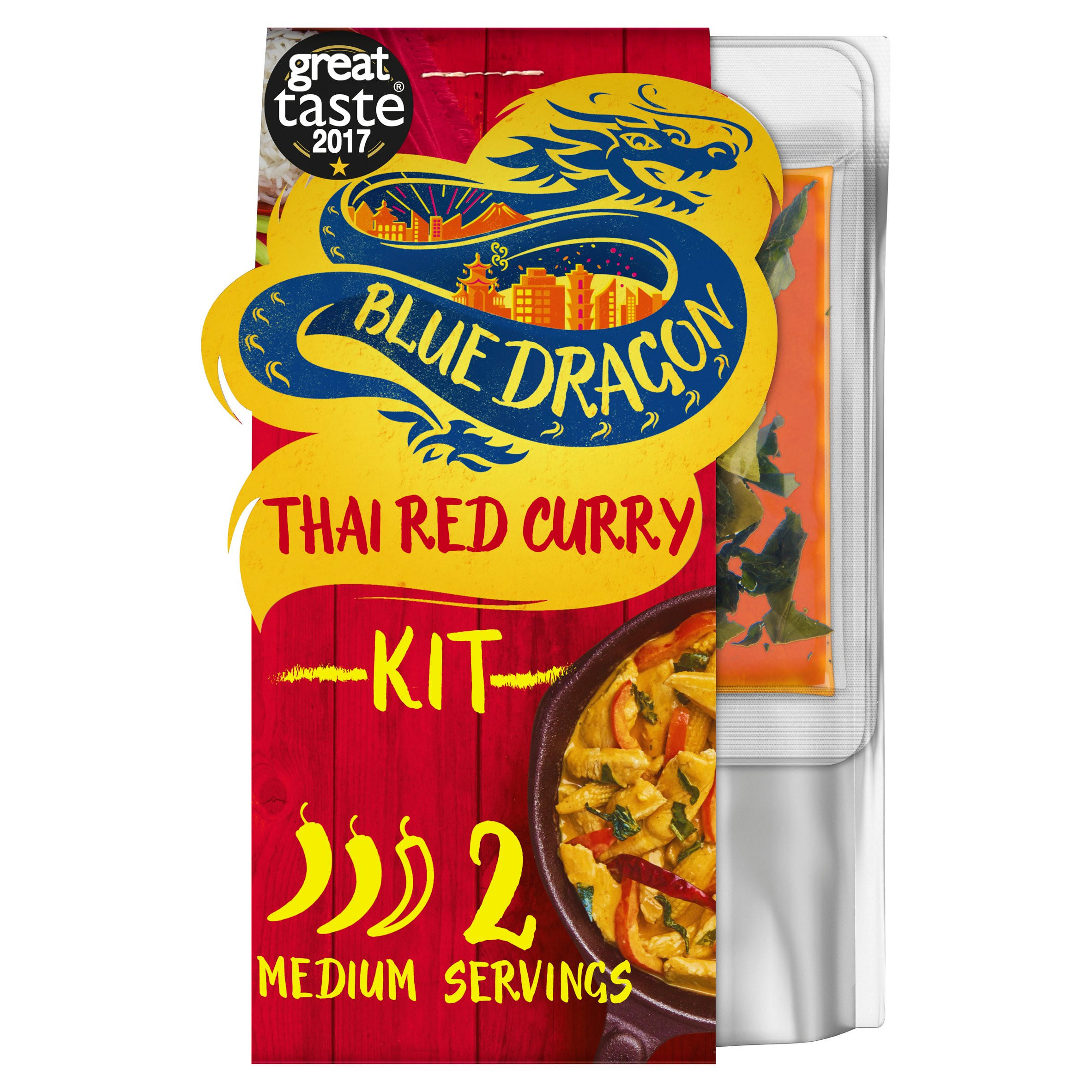 Blue Dragon Thai Red Curry Kit 253g Indian and Curry Sauces Iceland