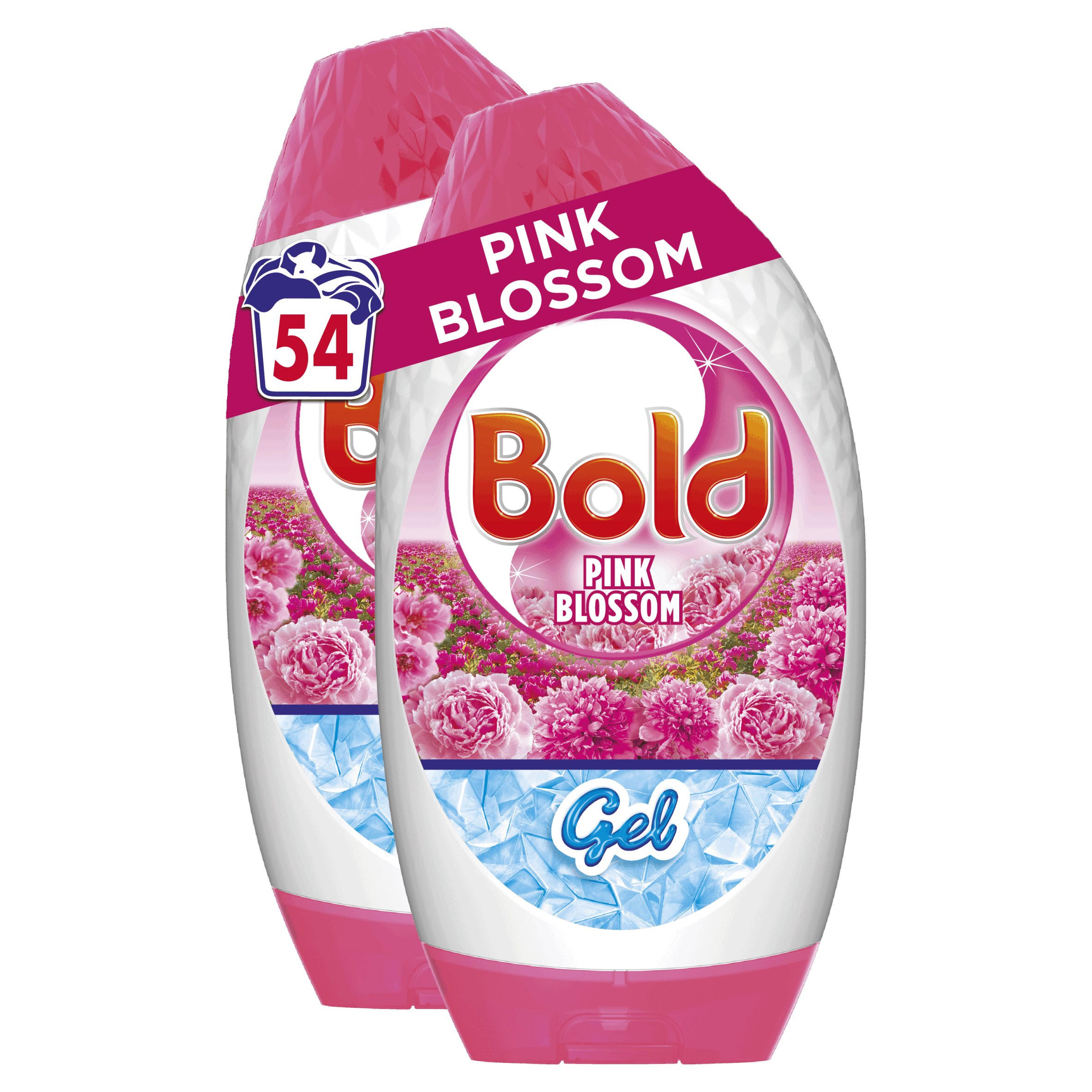 Bold Washing Liquid Gel 54 Washes, 2.1L, Pink Blossom | Washing Powders ...