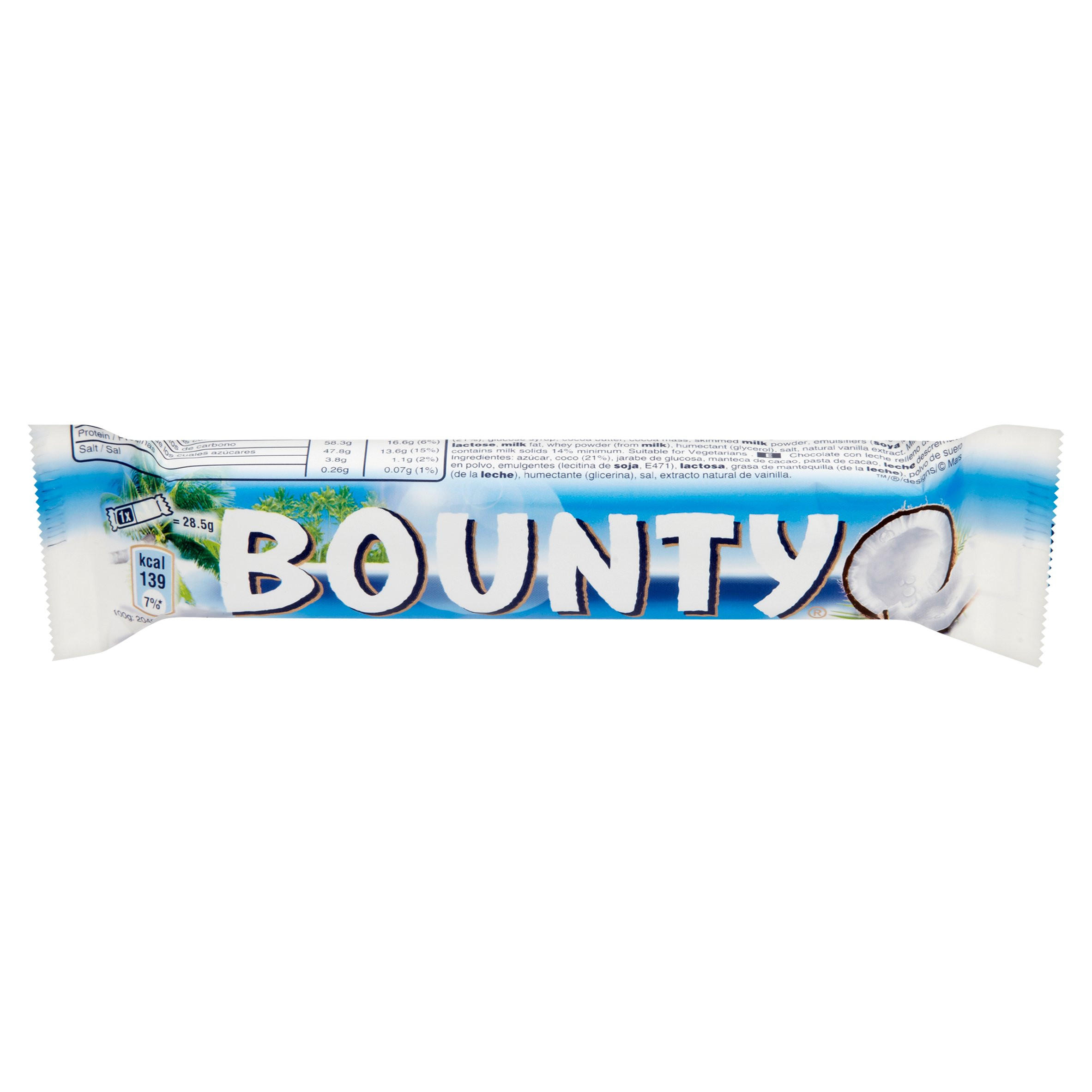 Bounty Coconut Milk Chocolate Duo Bar 57g | Multipacks | Iceland Foods