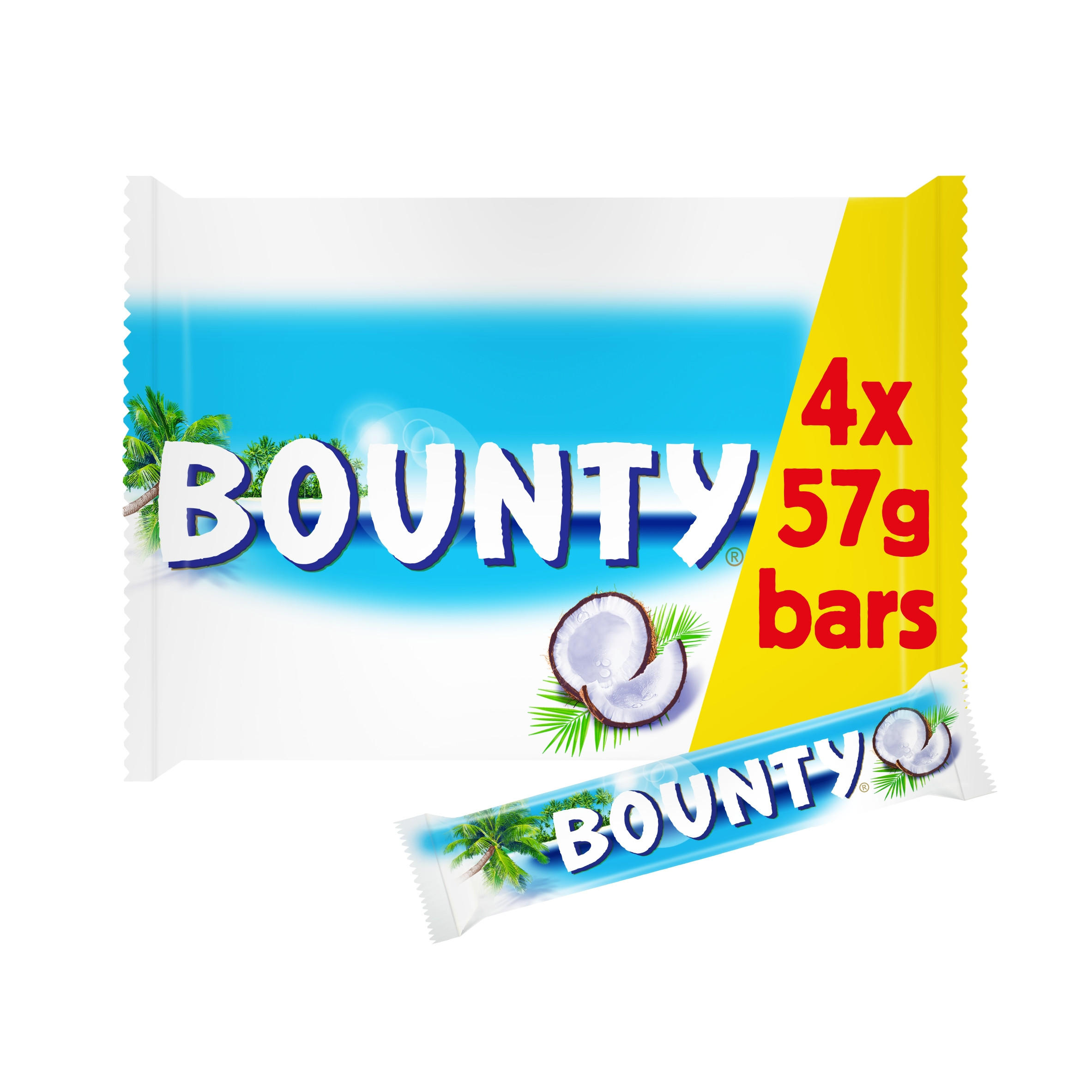 Coconut Multipack Chocolate Bar 57g