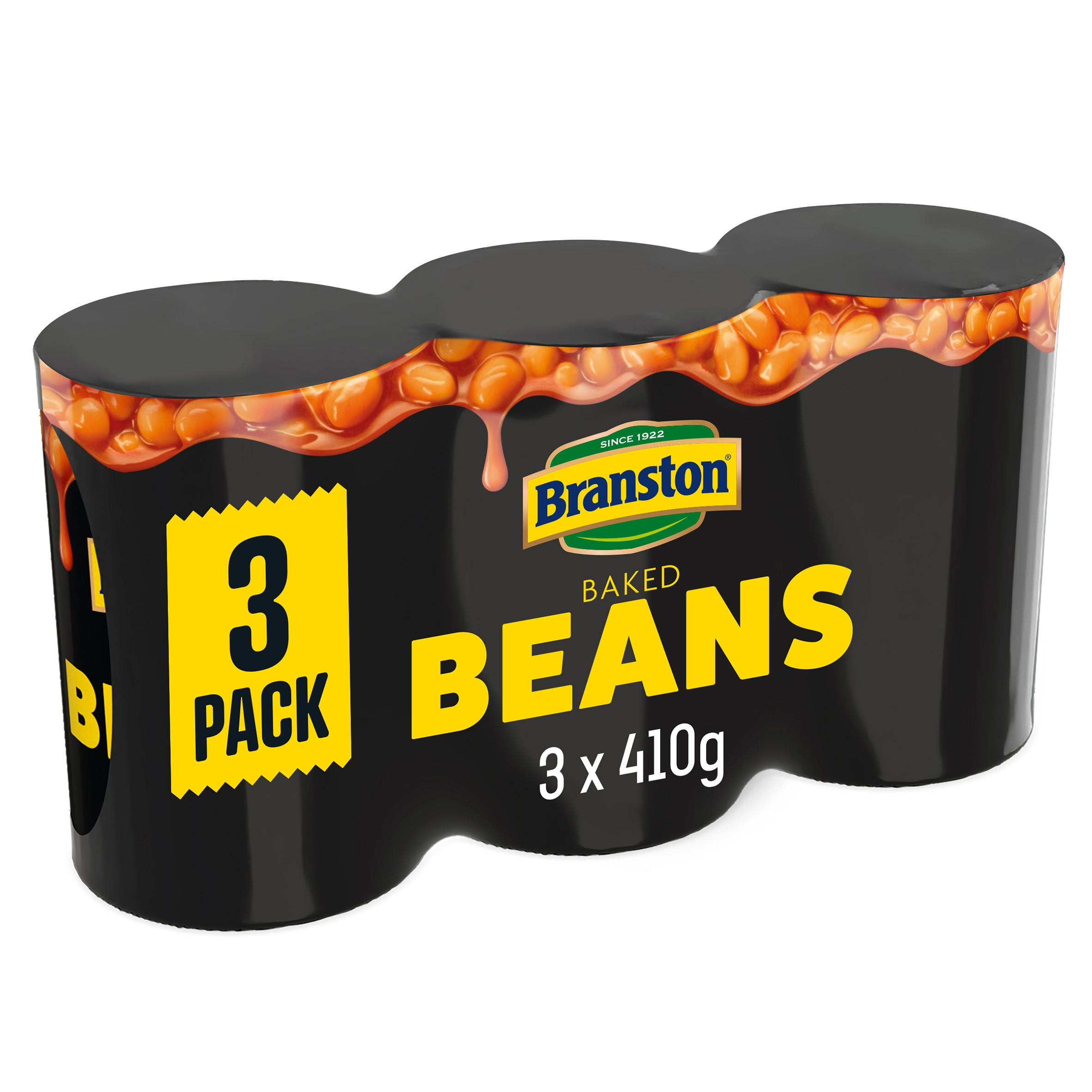 Branston Baked Beans 3 X 410g | Tinned Beans, Spaghetti & Pasta ...