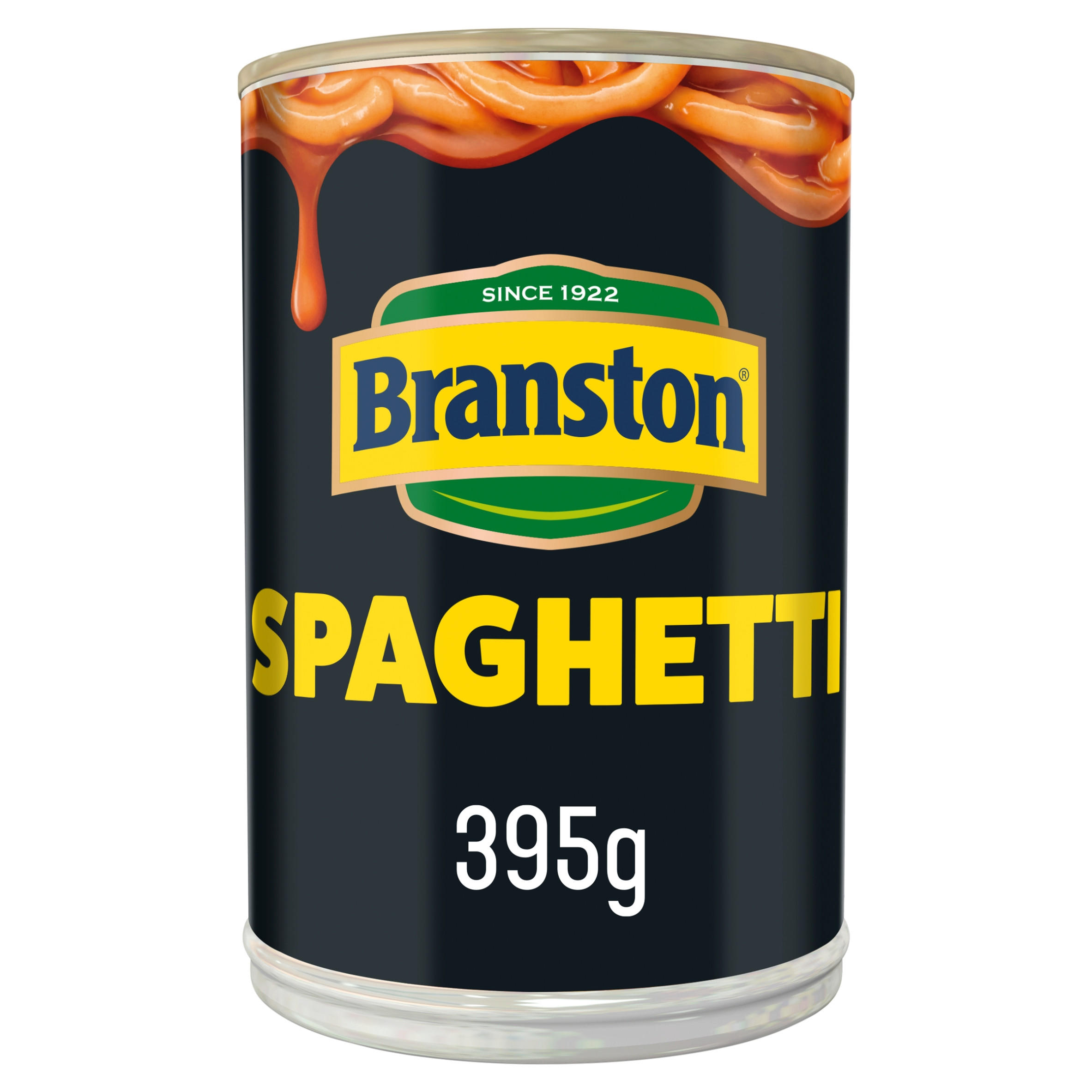 Branston Spaghetti in a Rich, Thick Tomatoey Sauce 395g, folic acid free