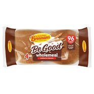 Brennans Be Good 4 Wholemeal Sandwich Breads 160g Brown Wholemeal 