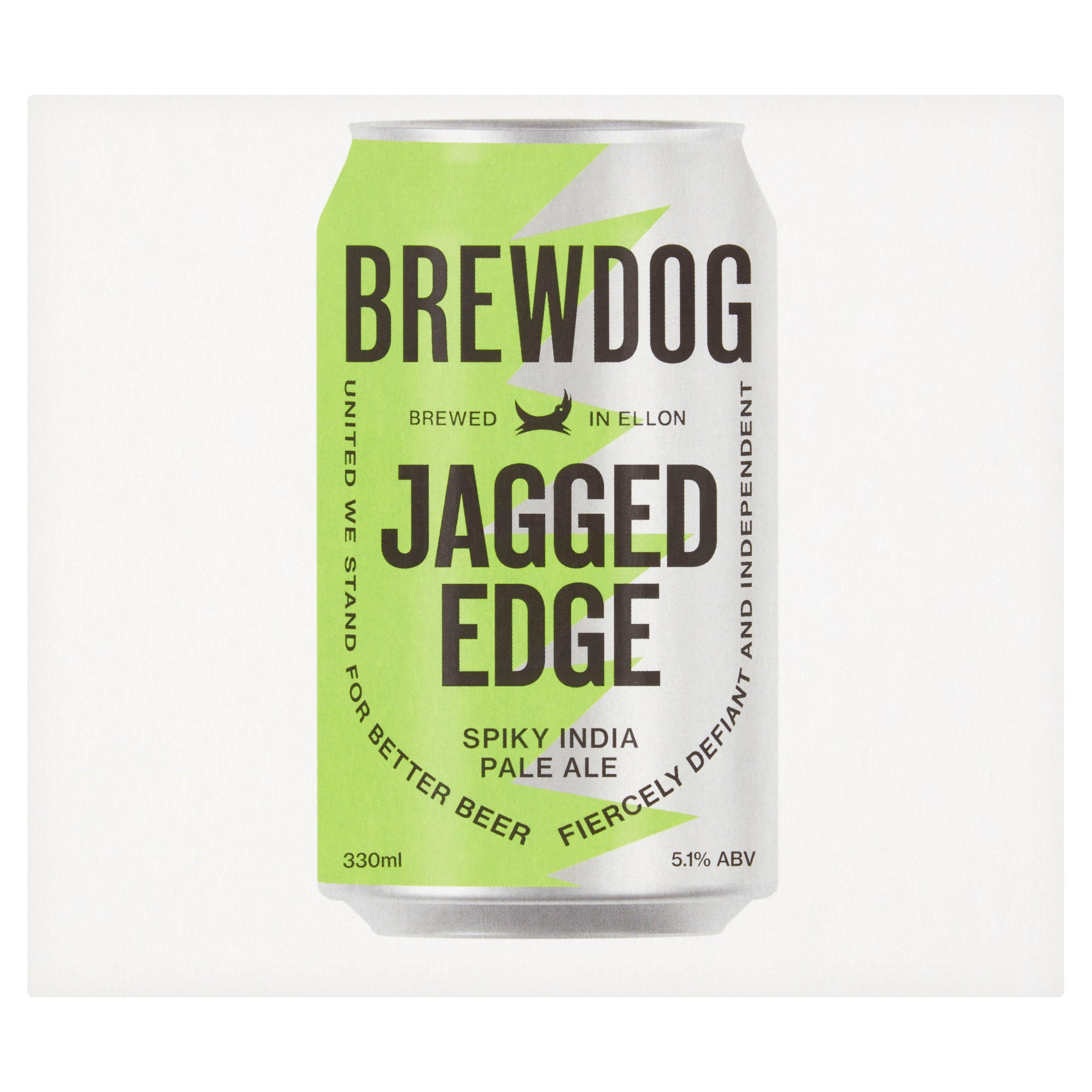 BrewDog Jagged Edge Spiky India Pale Ale 4 x 330ml Beer Iceland Foods