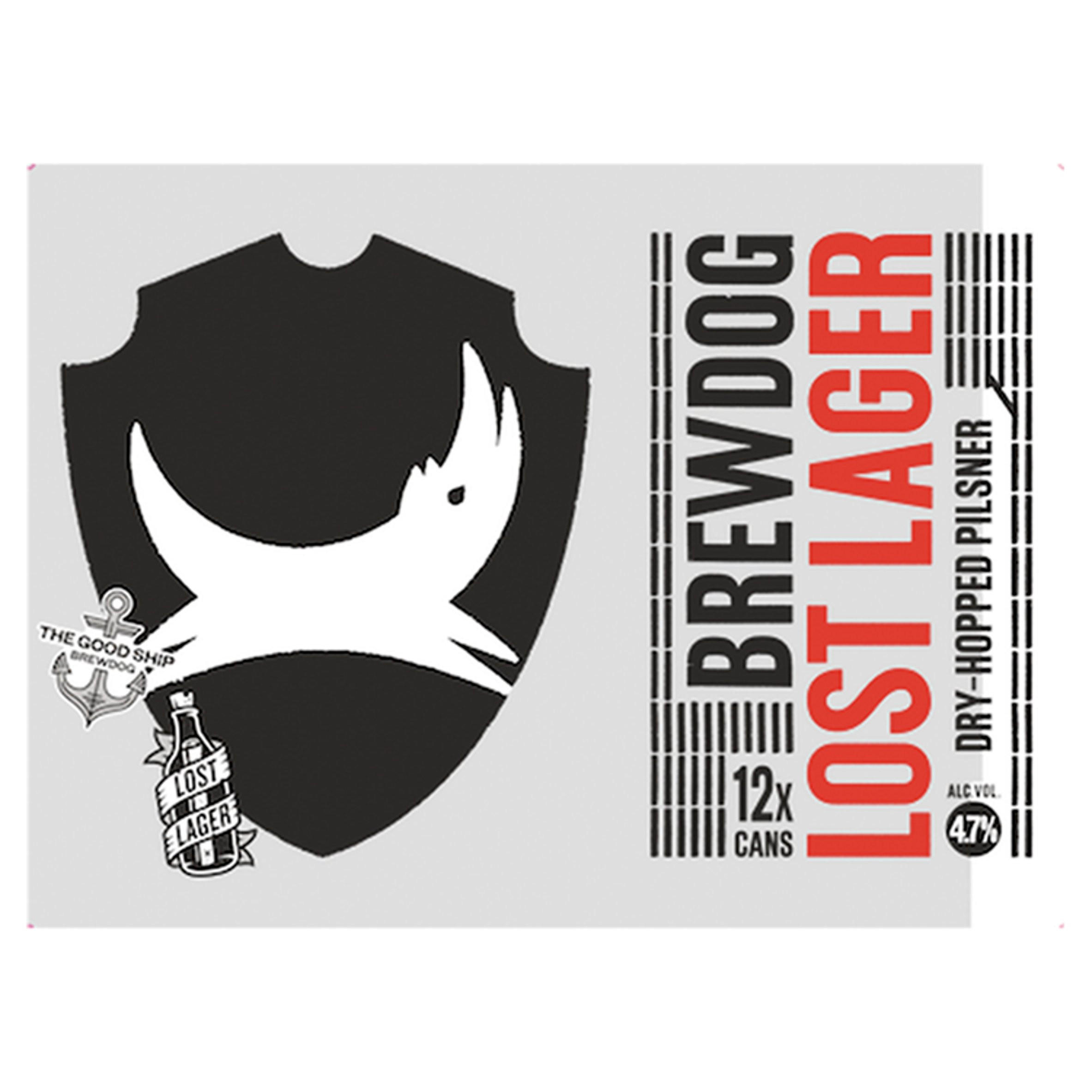 BrewDog Lost Lager DryHoped Pilsner 12 x 330ml Beer Iceland Foods