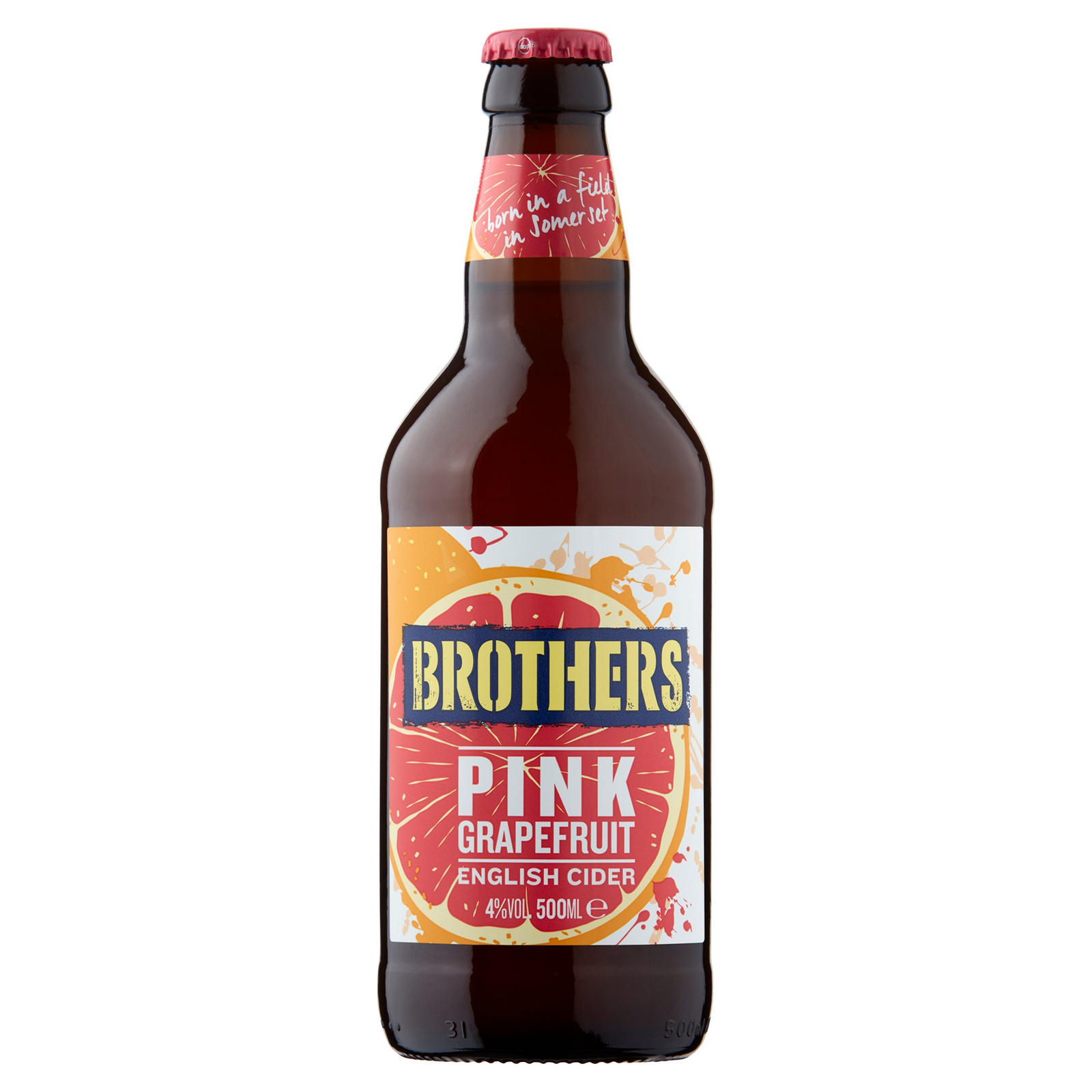 Brothers Pink Grapefruit English Cider 500ml | Cider | Iceland Foods