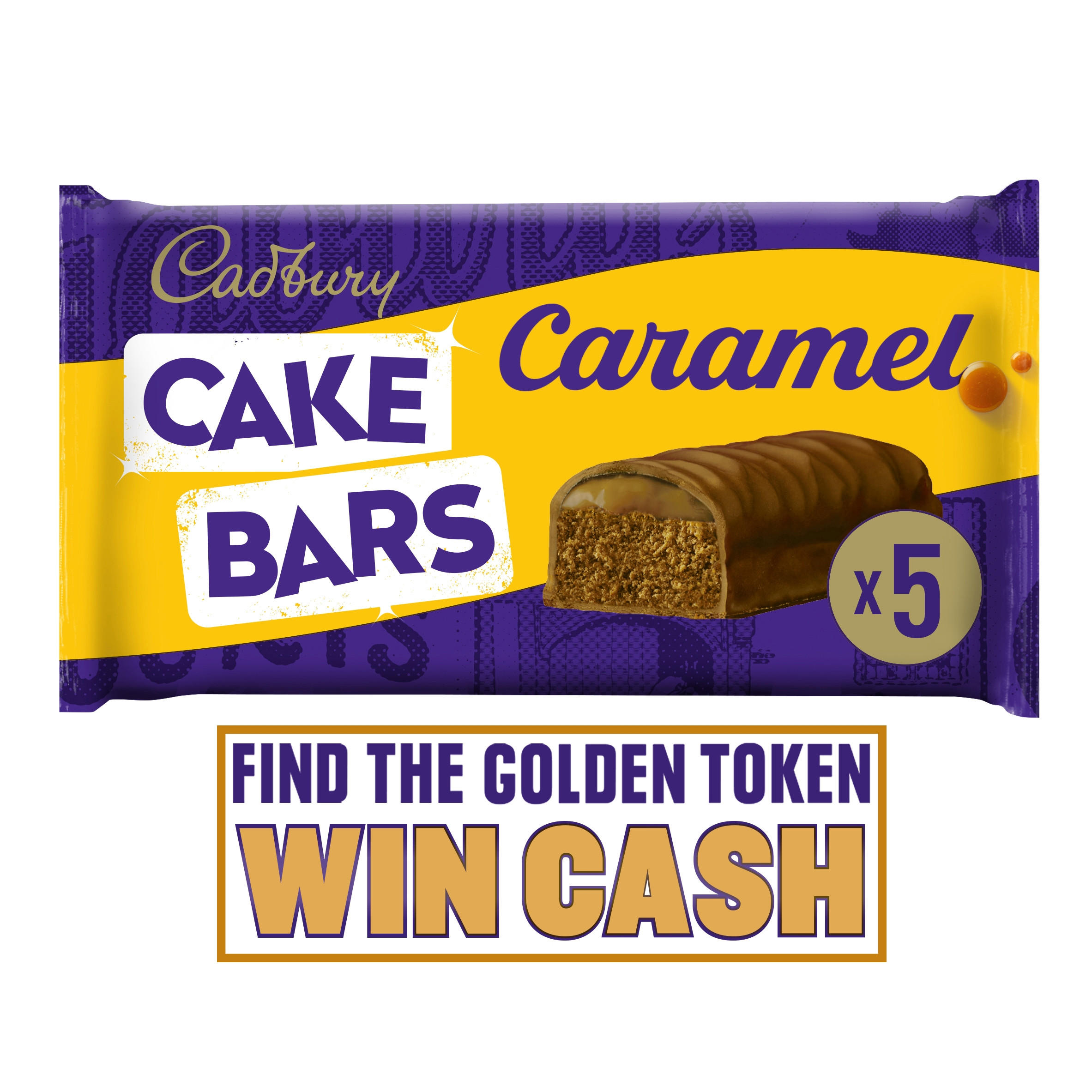 Cadbury 5 Caramel Cake Bars Mini Rolls And Cake Bars Iceland Foods