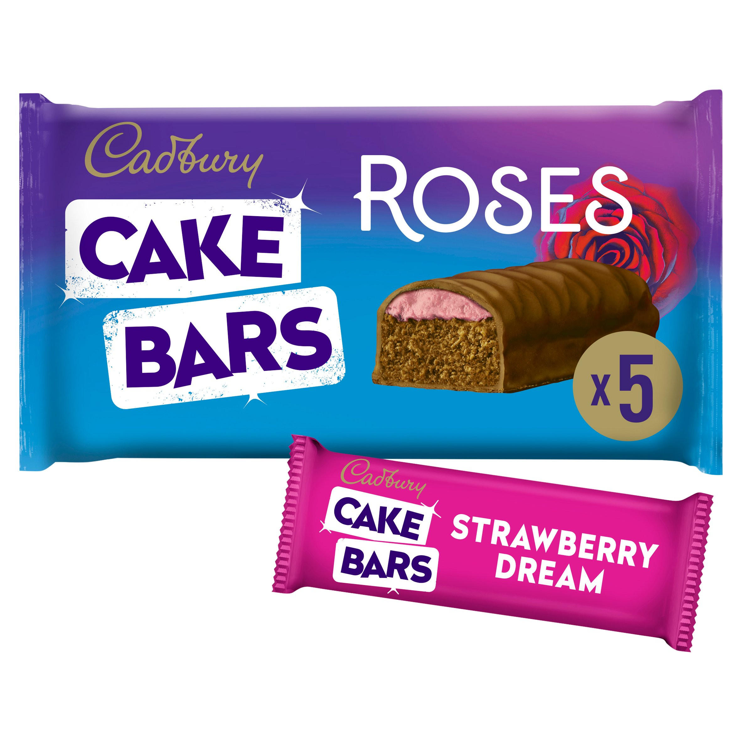 FOODSTUFF FINDS: Cadbury Roses Cake Bars (Strawberry Dream/Coffee Escape)  (@Morrisons) By @Cinabar