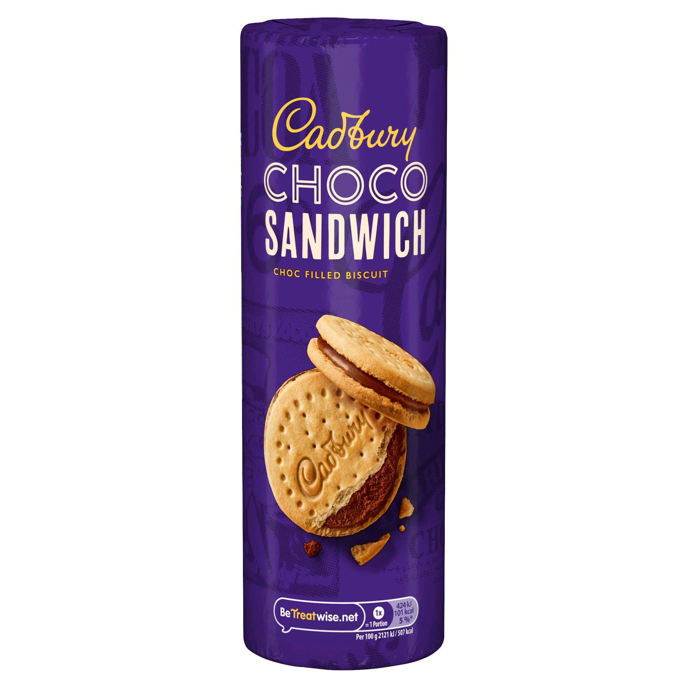 Cadbury Choco Sandwich Biscuit 260g Single Chocolate Bars & Bags