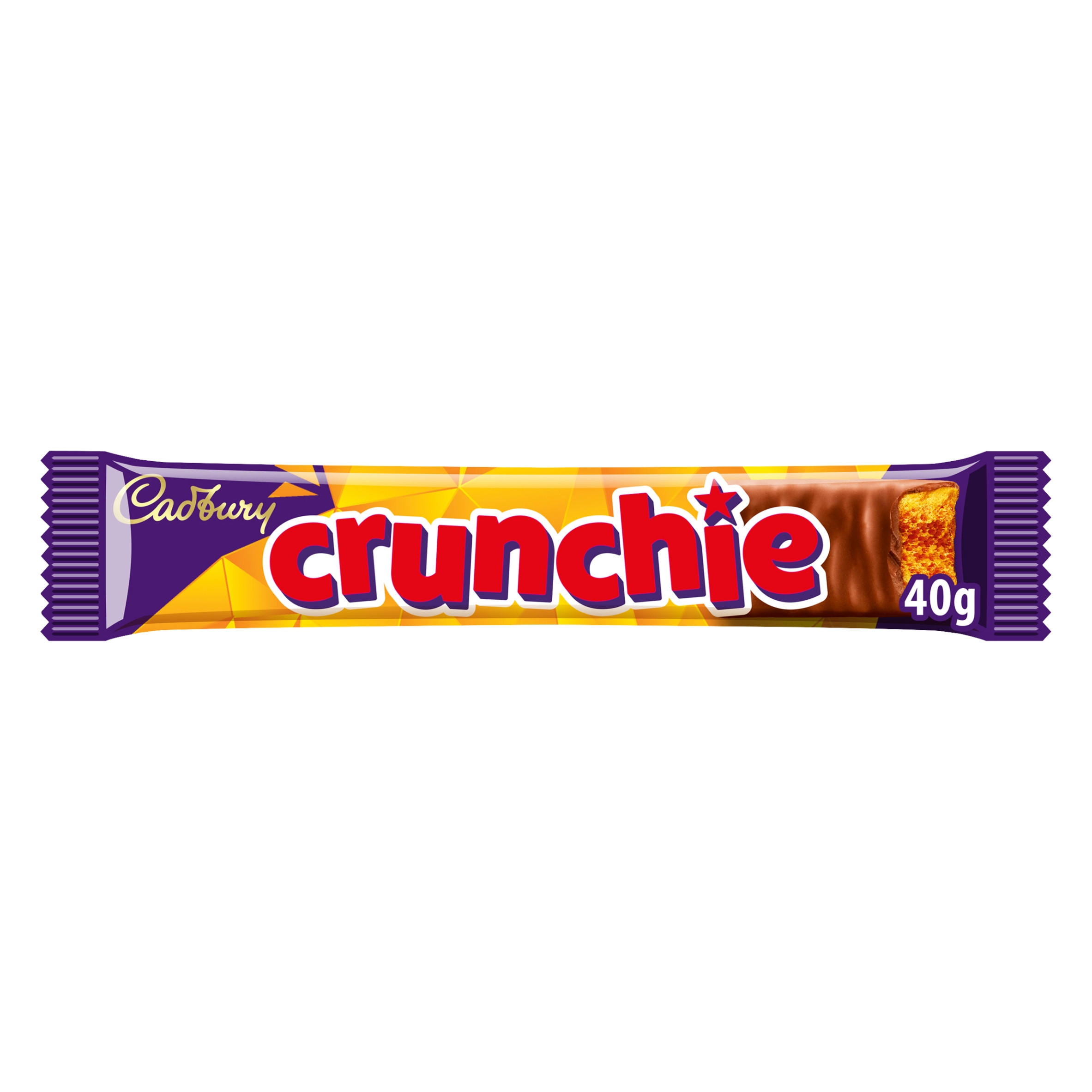 Cadbury Crunchie Chocolate Bar 40g | Single Chocolate Bars & Bags ...