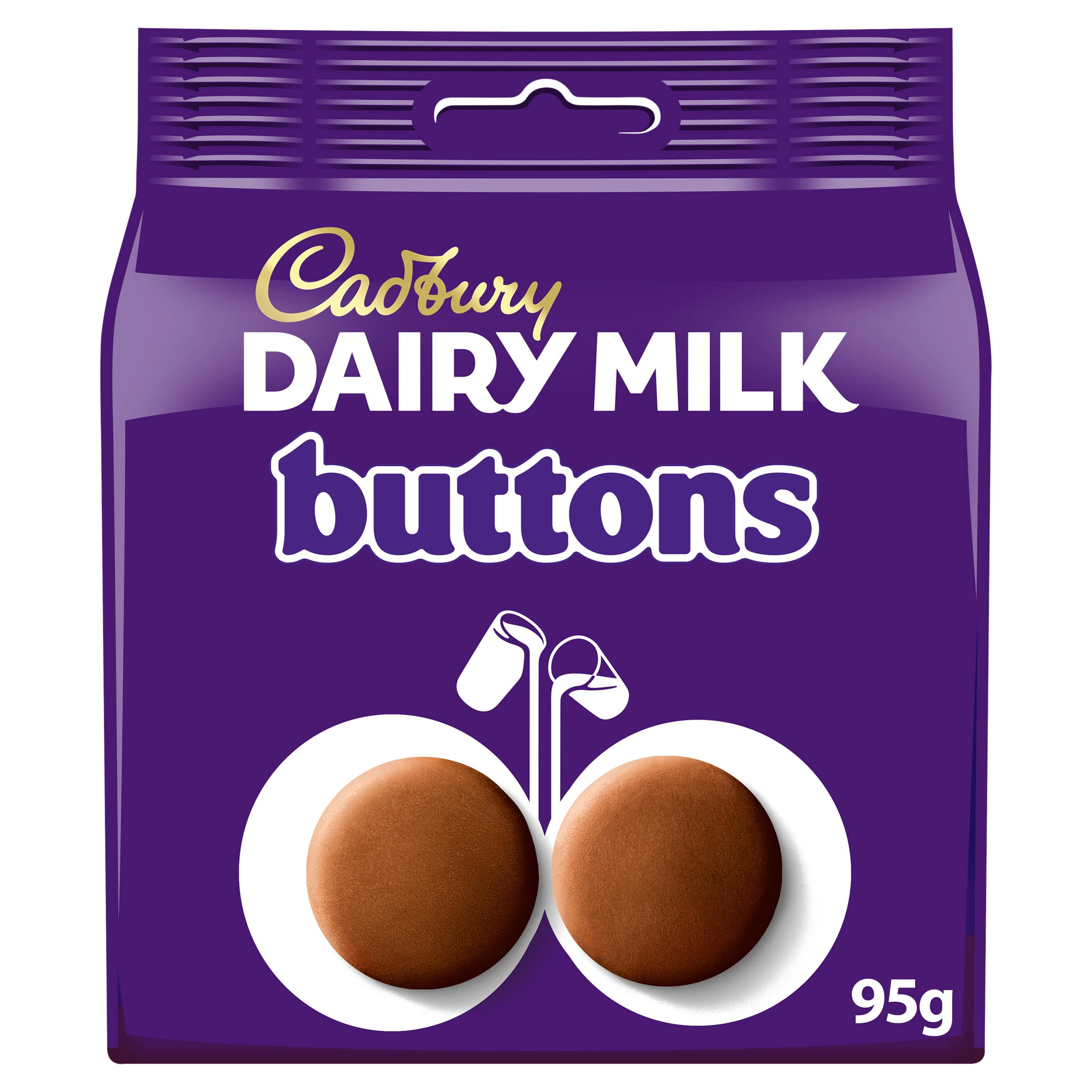 Cadbury Dairy Milk Buttons 95g Sharing Bags & Tubs Iceland Foods