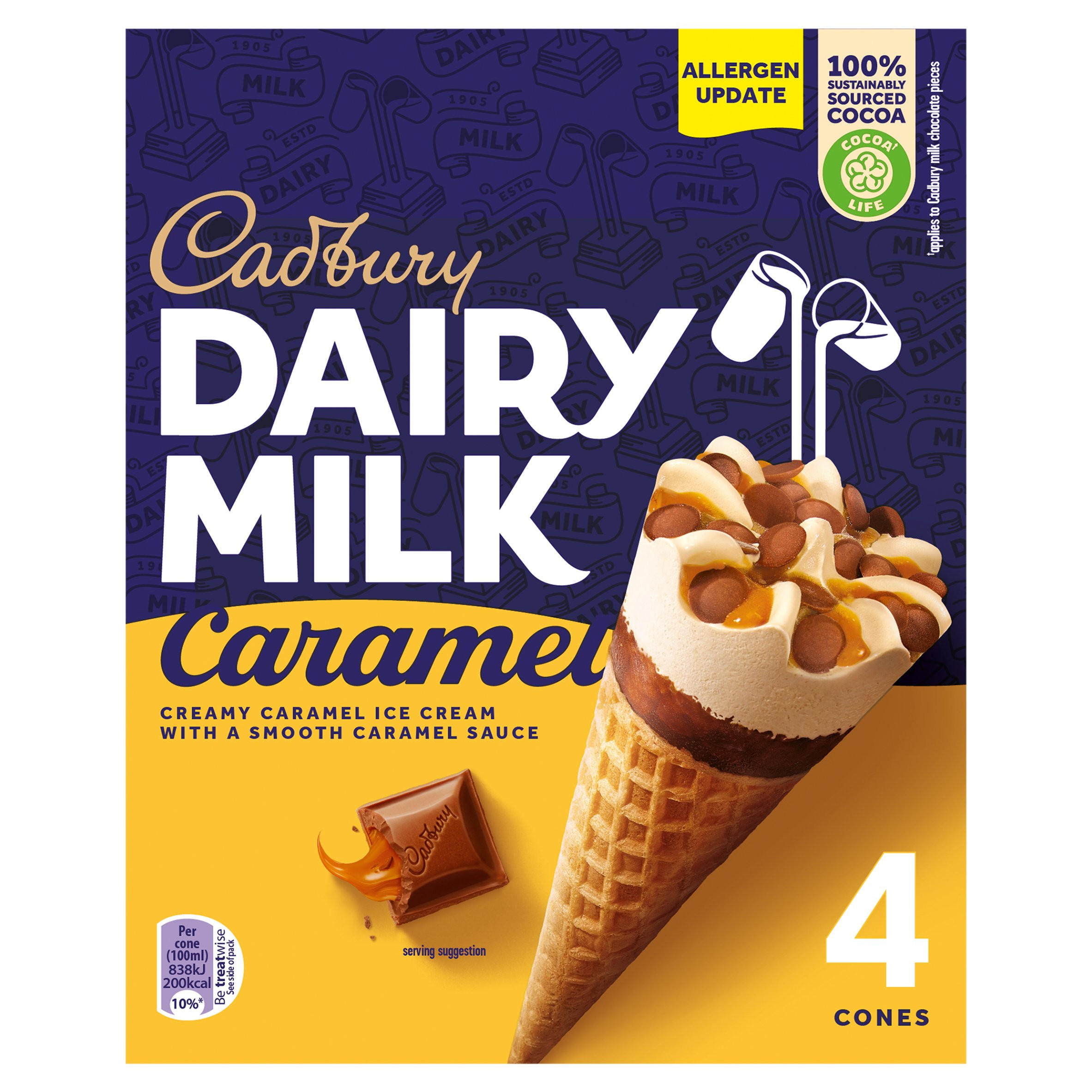 Cadbury Dairy Milk 4 Pack 134g