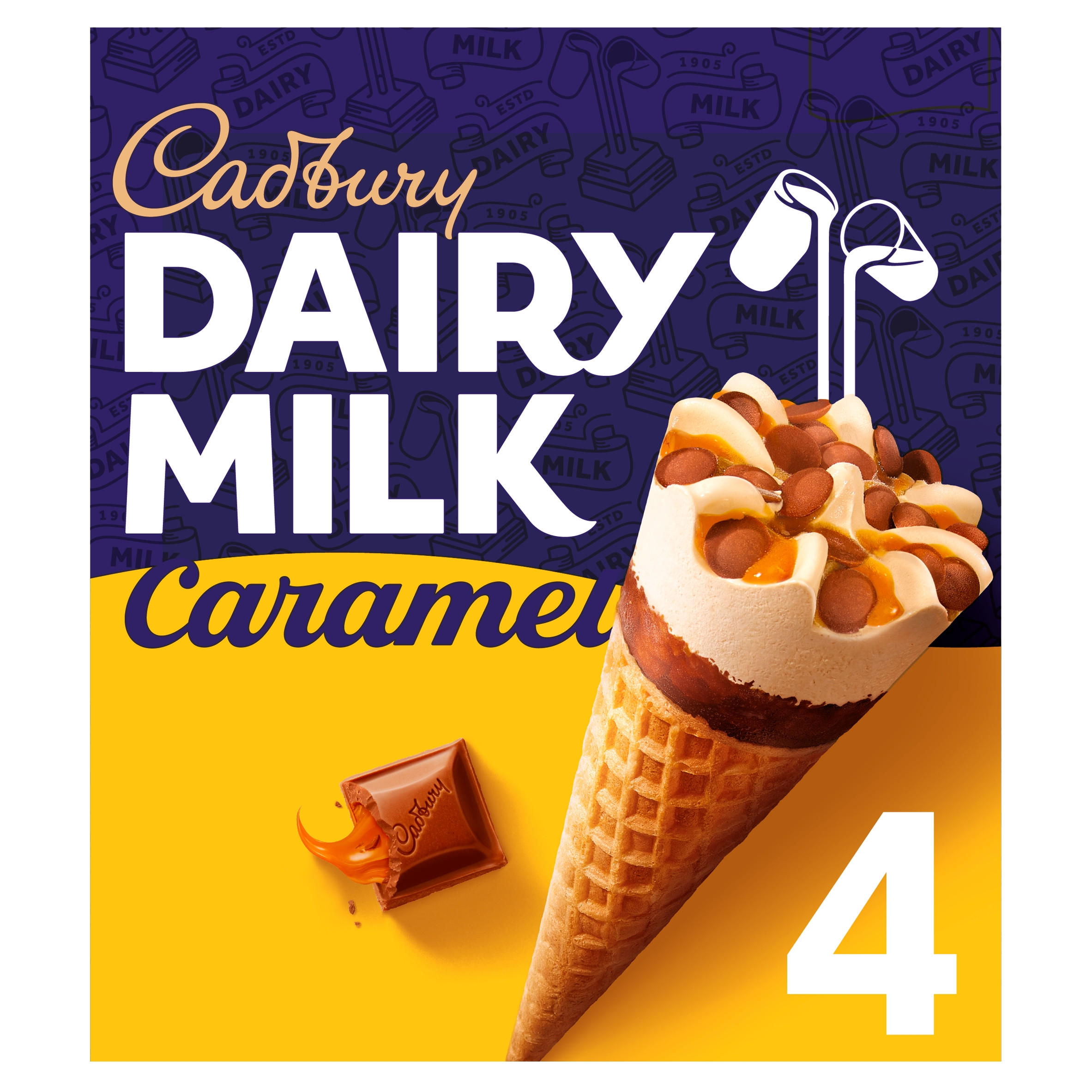 Cadbury Dairy Milk Caramel 4 x 100ml (400ml)