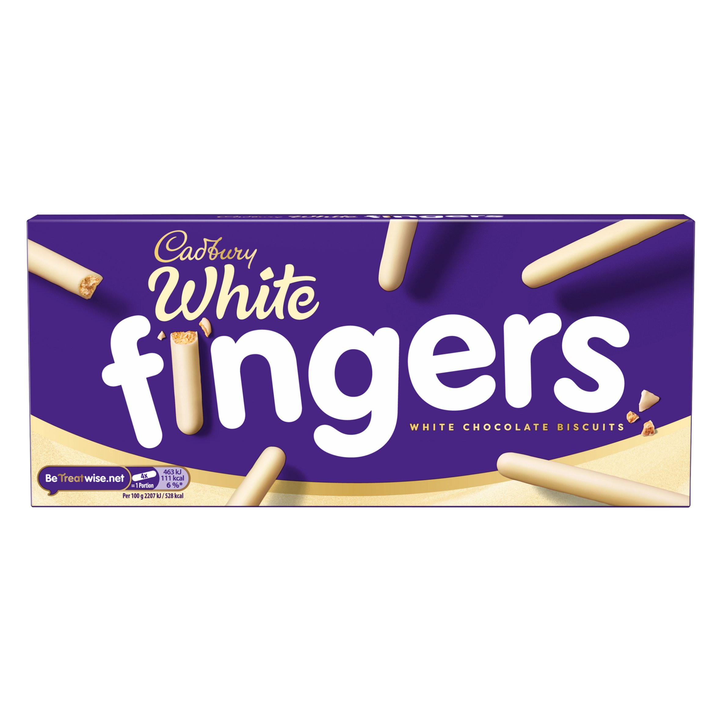 White deals chocolate fingers