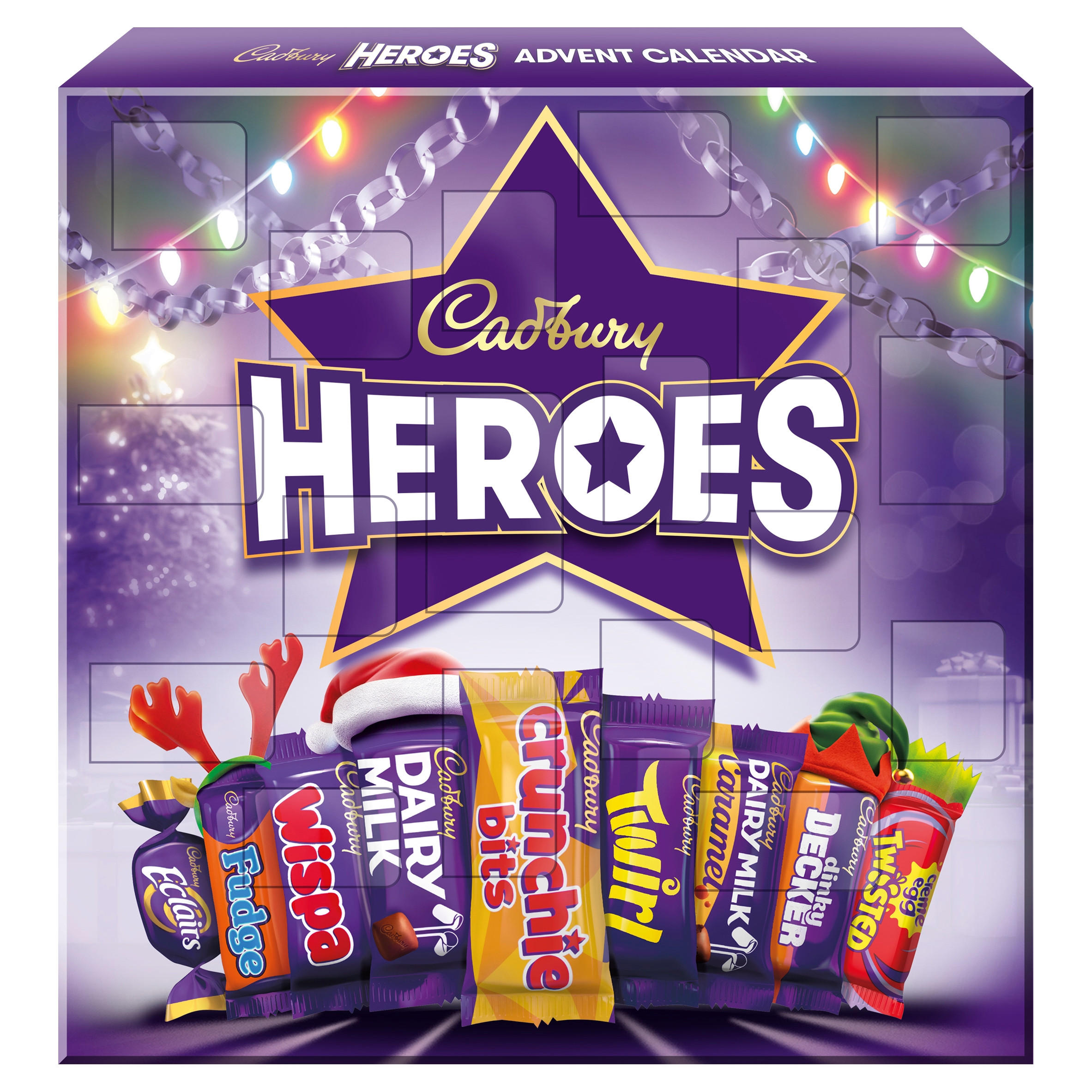 Cadbury Heroes Chocolate Advent Calendar 230g Chocolate Boxes & Gifts