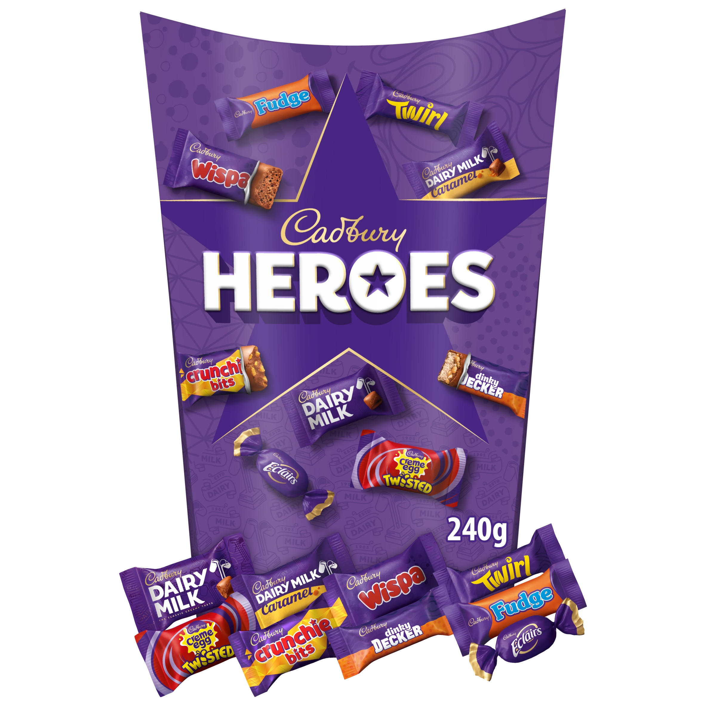 Cadbury Heroes Chocolate Assortment Carton 240 g