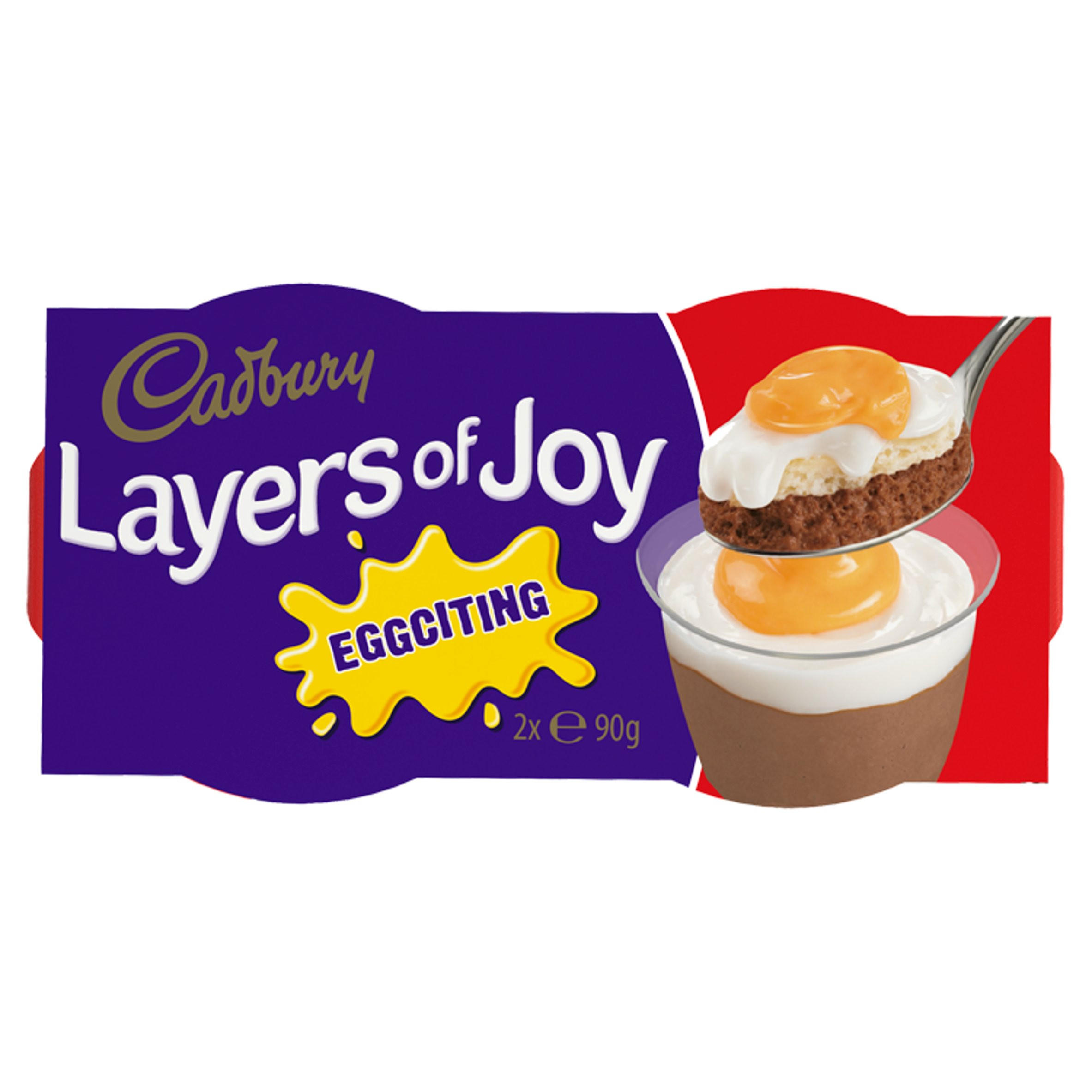 Cadbury Layers of Joy Limited Edition Chocolate Trifle Dessert 2x90g