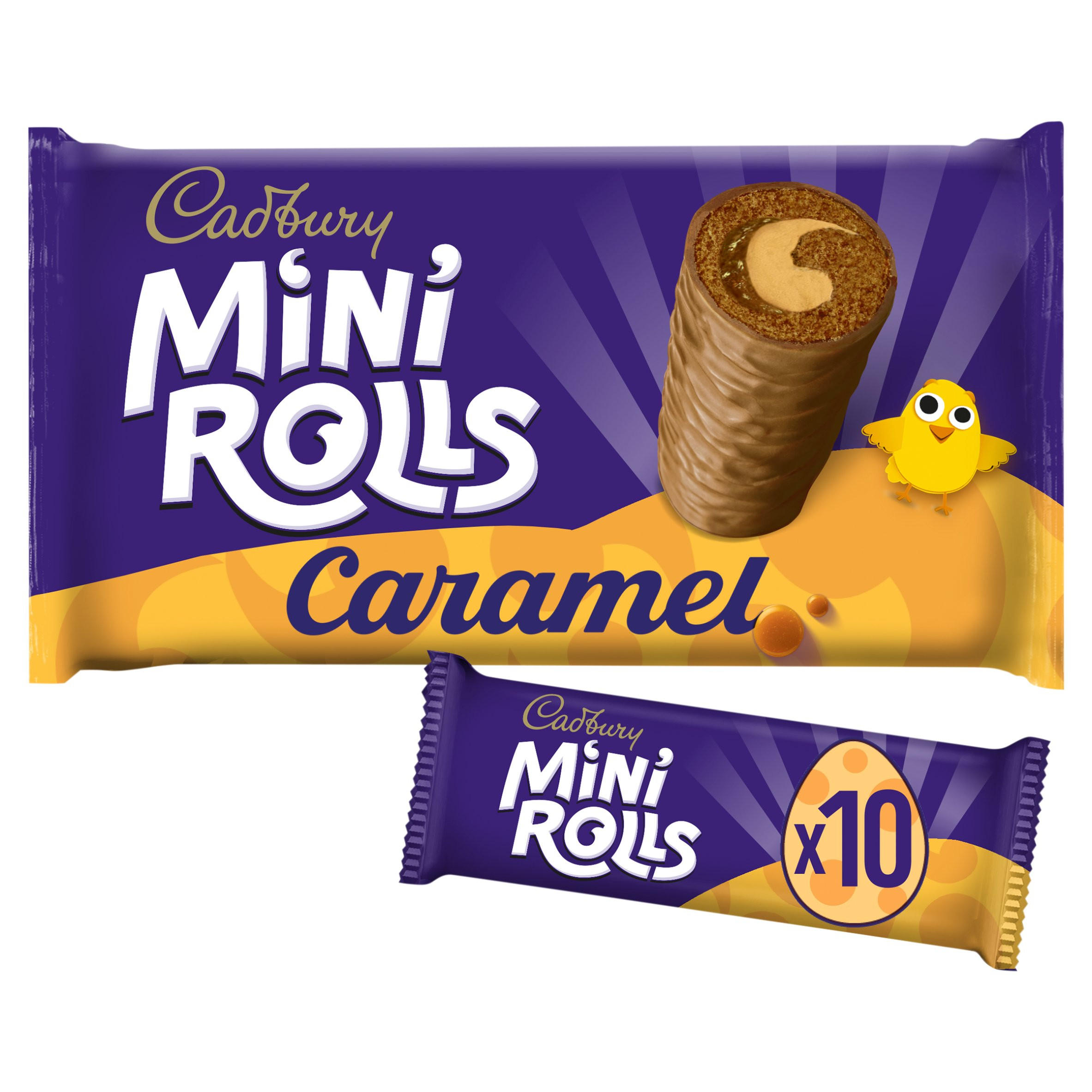 Cadbury Milk Chocolate Mini Roll Cakes 10 Pack