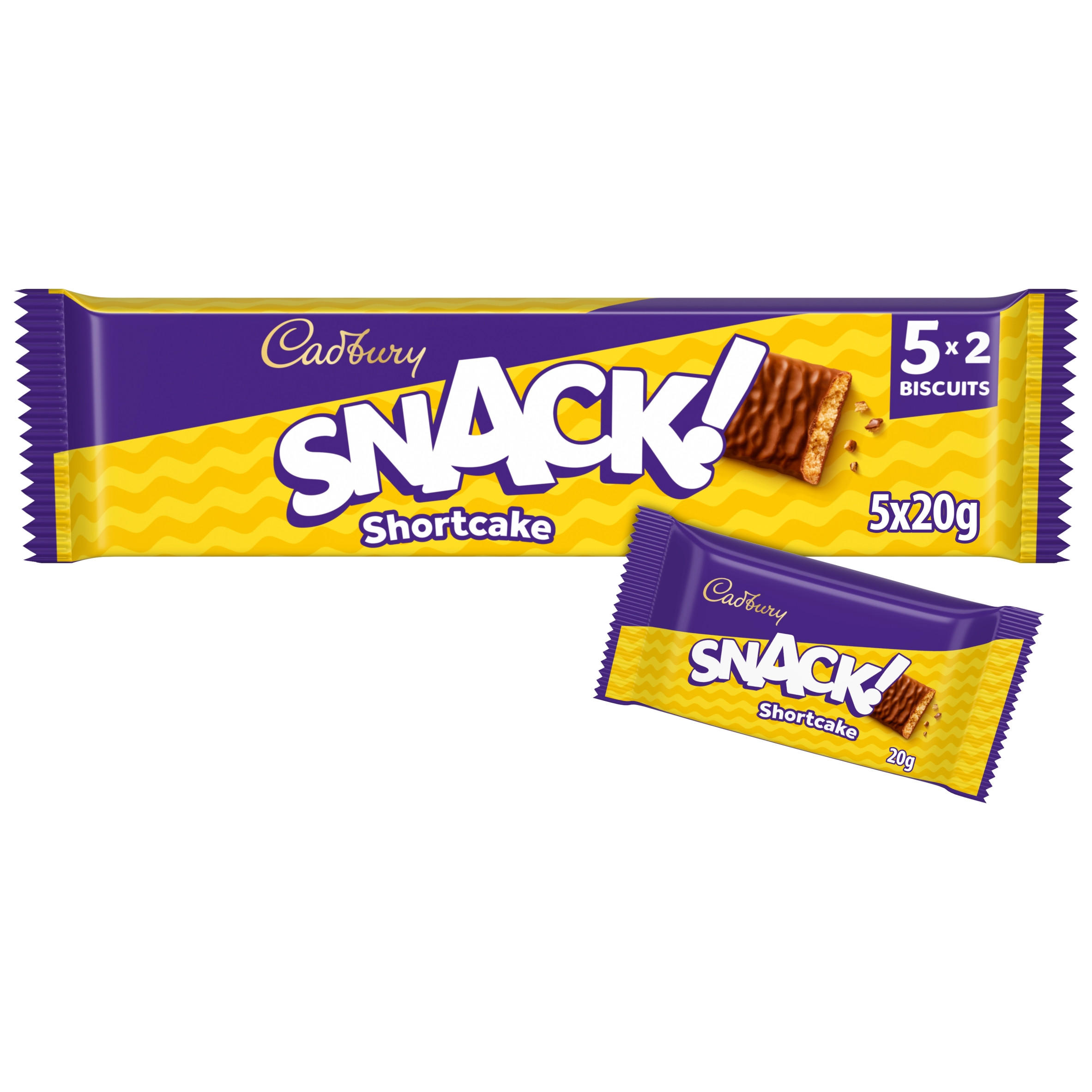 Cadbury Snack Chocolate Shortcake Biscuit 100g