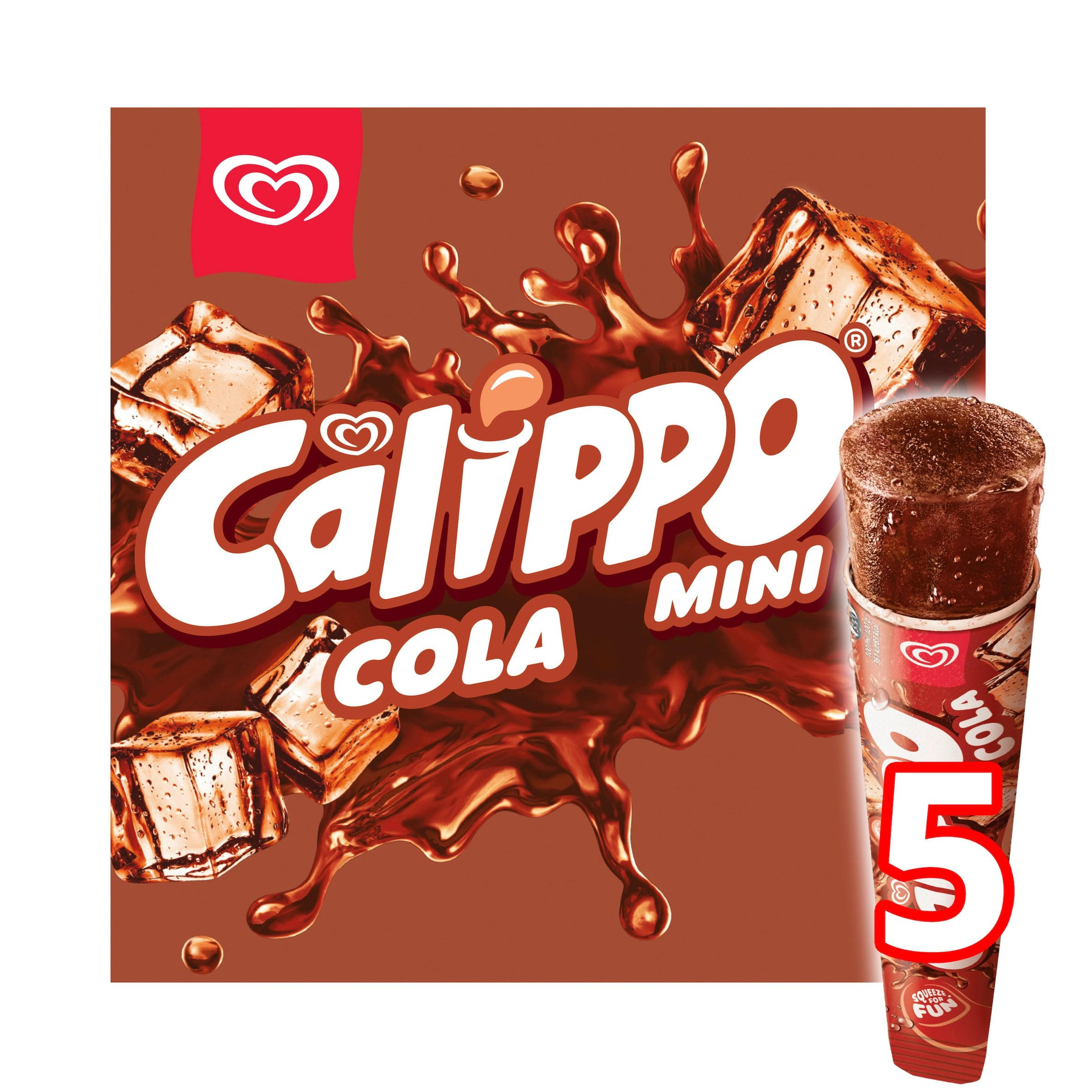 Wall's Calippo Ice Lollies Cola 80ml x5