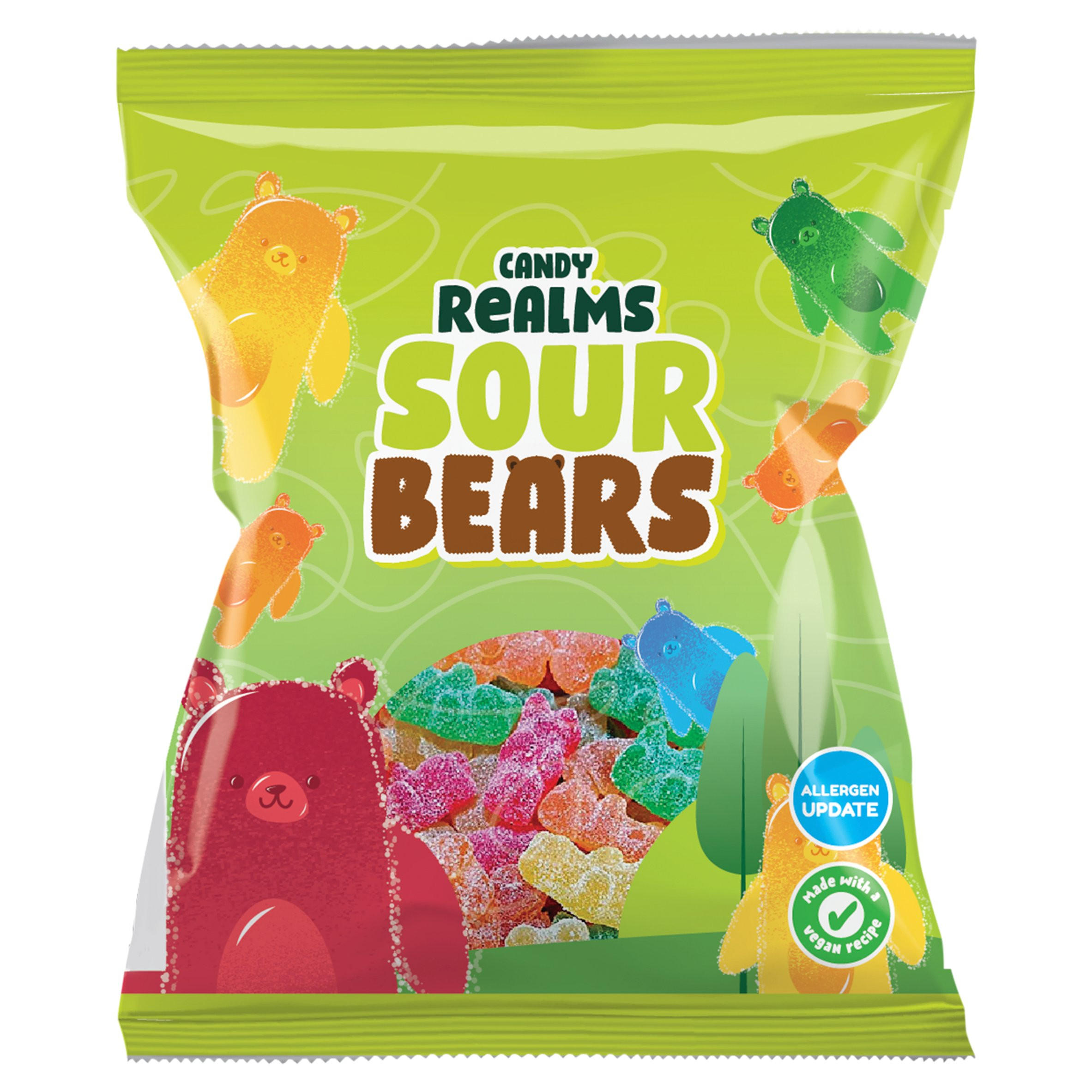 Candy Realms Sour Bears 190g | Sweets | Iceland Foods