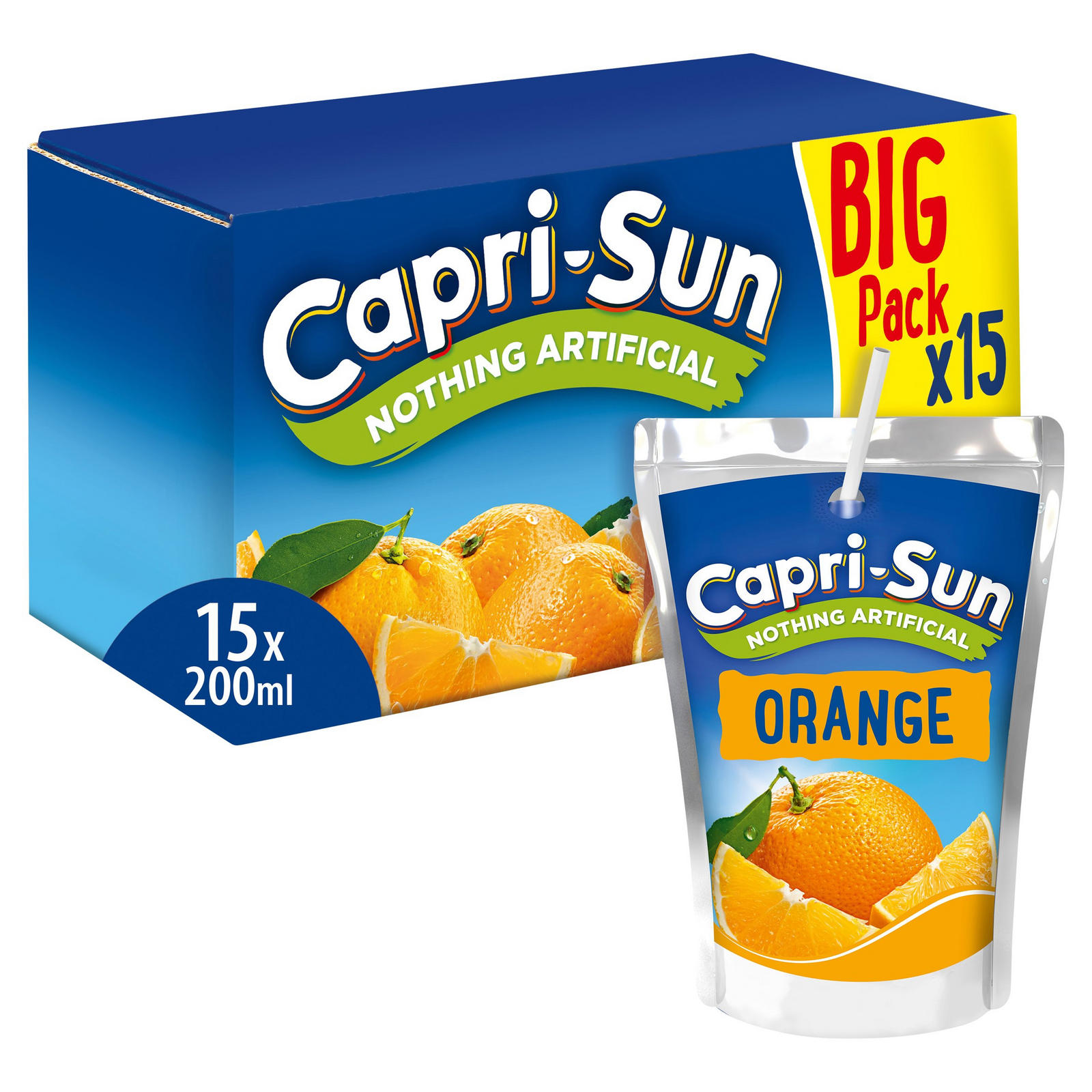 CapriSun Orange 15 x 200ml Fruit Juice Iceland Foods