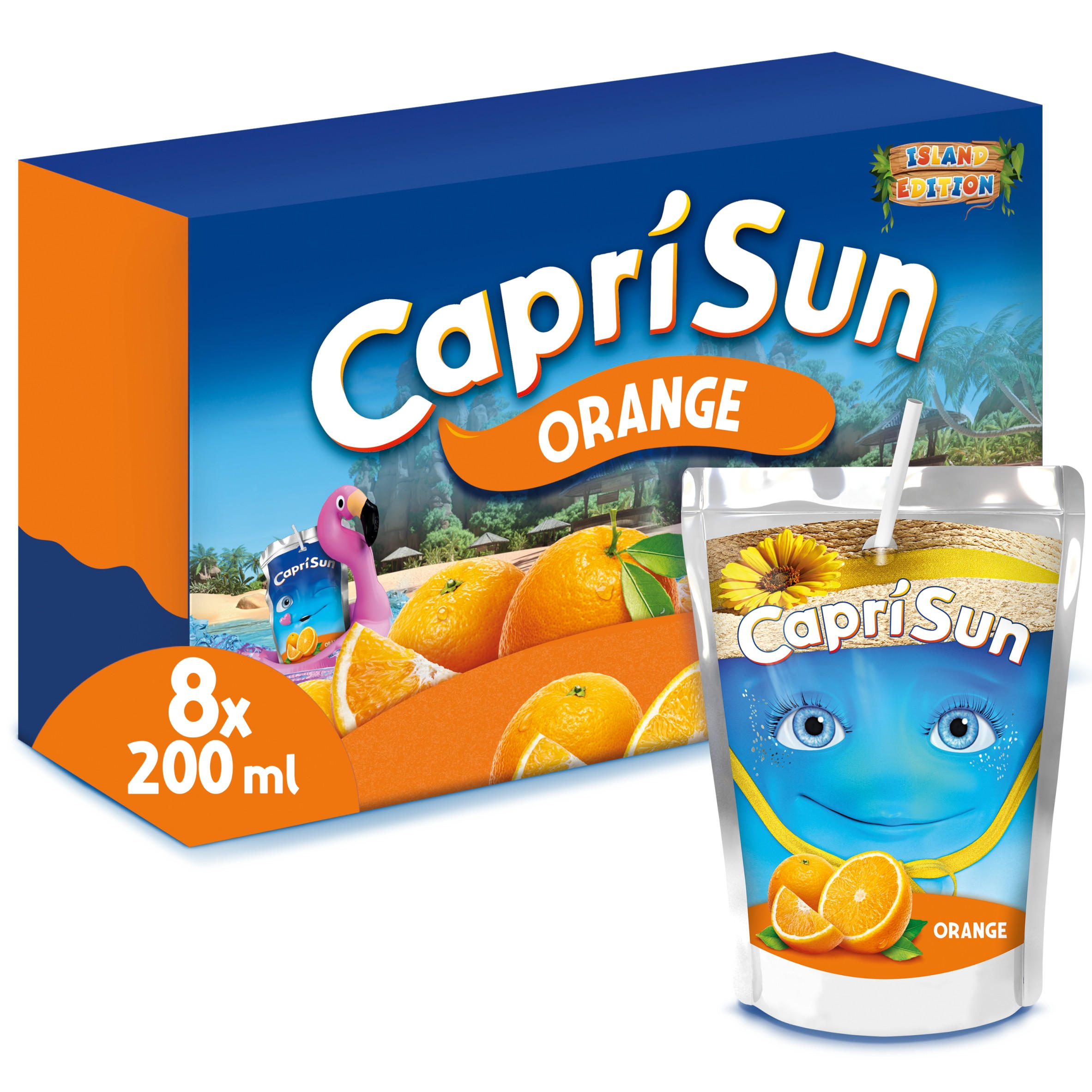 Capri-Sun Zero Orange 8 x 200ml Kids' Juice Drink