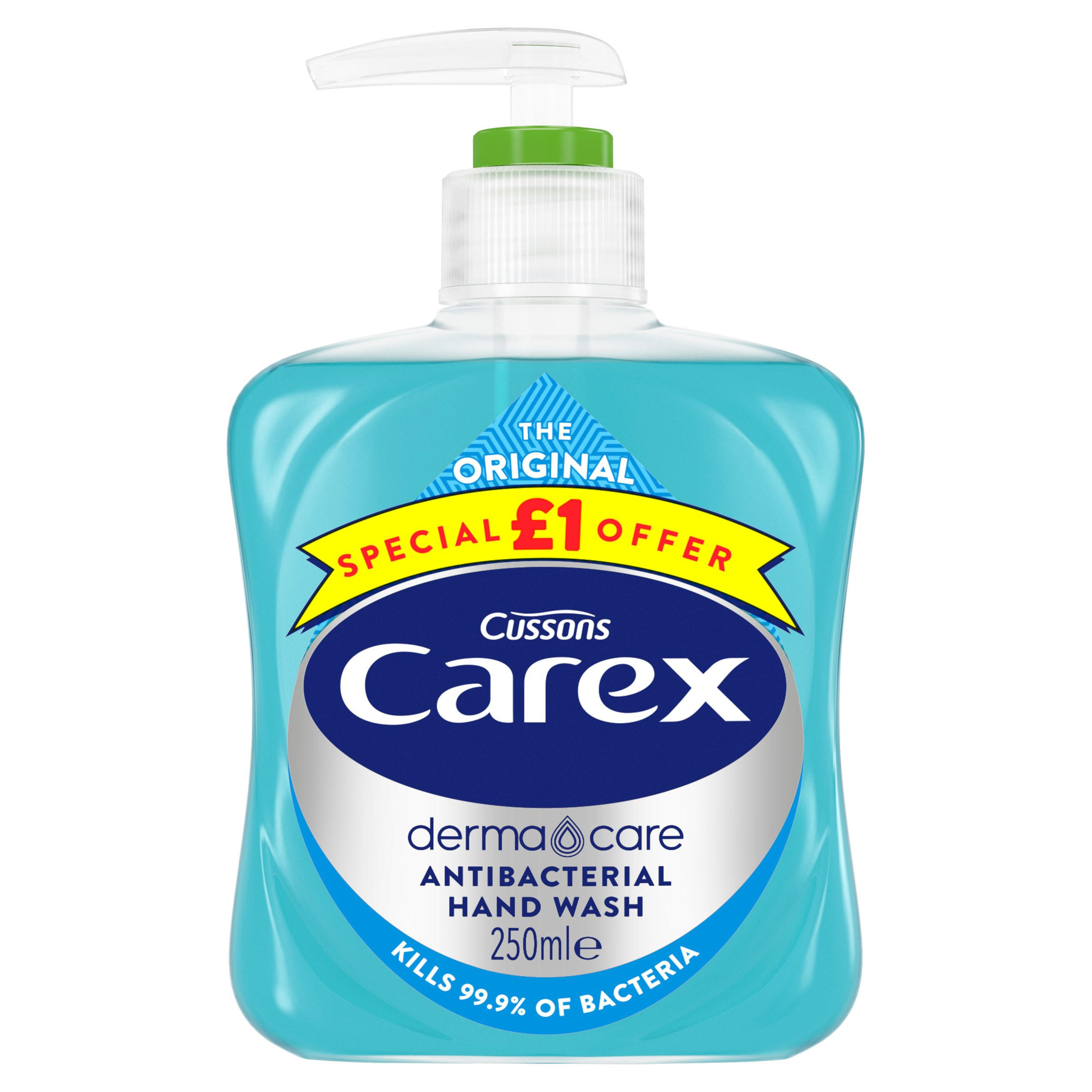 Carex Dermacare The Original Antibacterial Hand Wash 250ml Soap