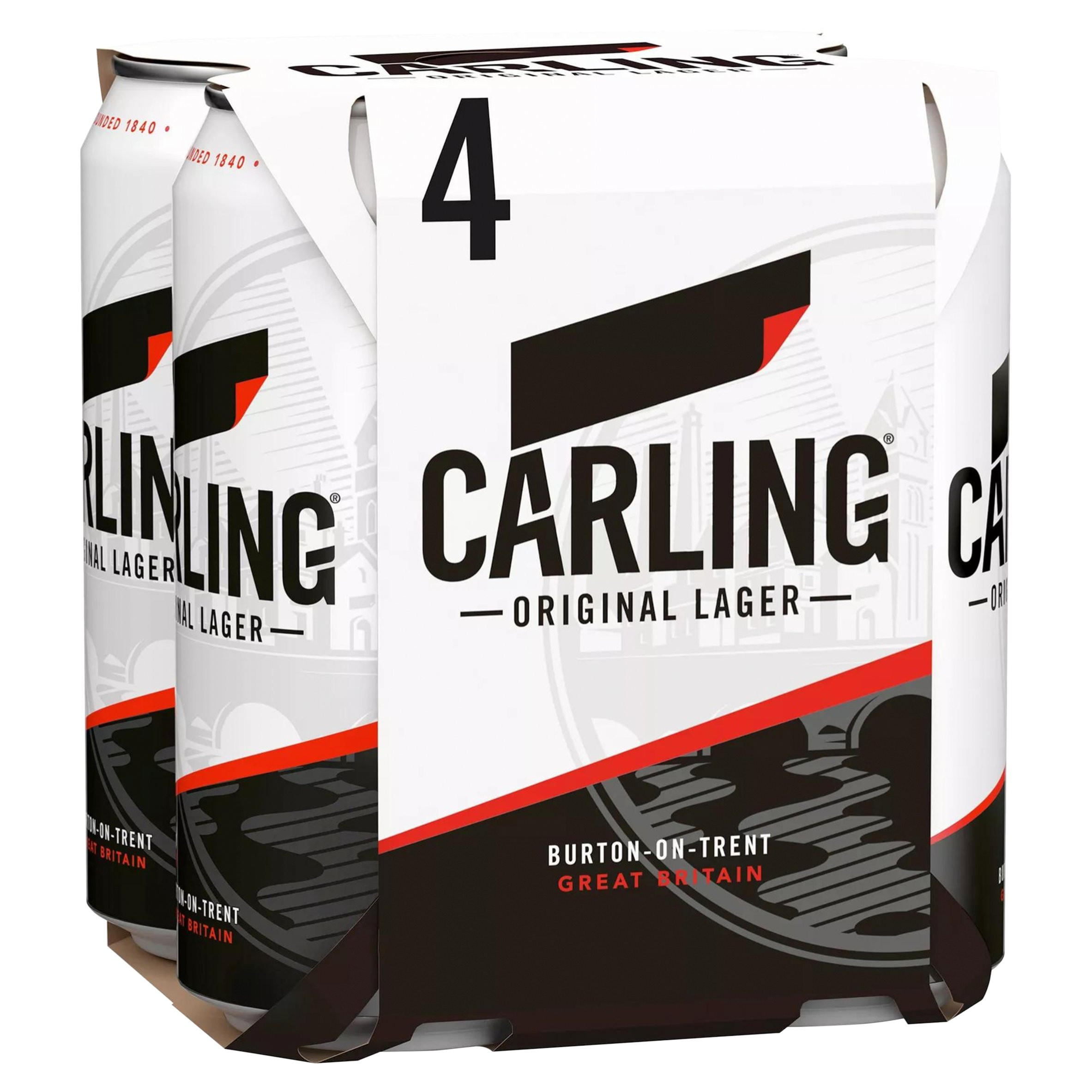 Carling Original Lager Beer 4 x 440ml | Beer | Iceland Foods