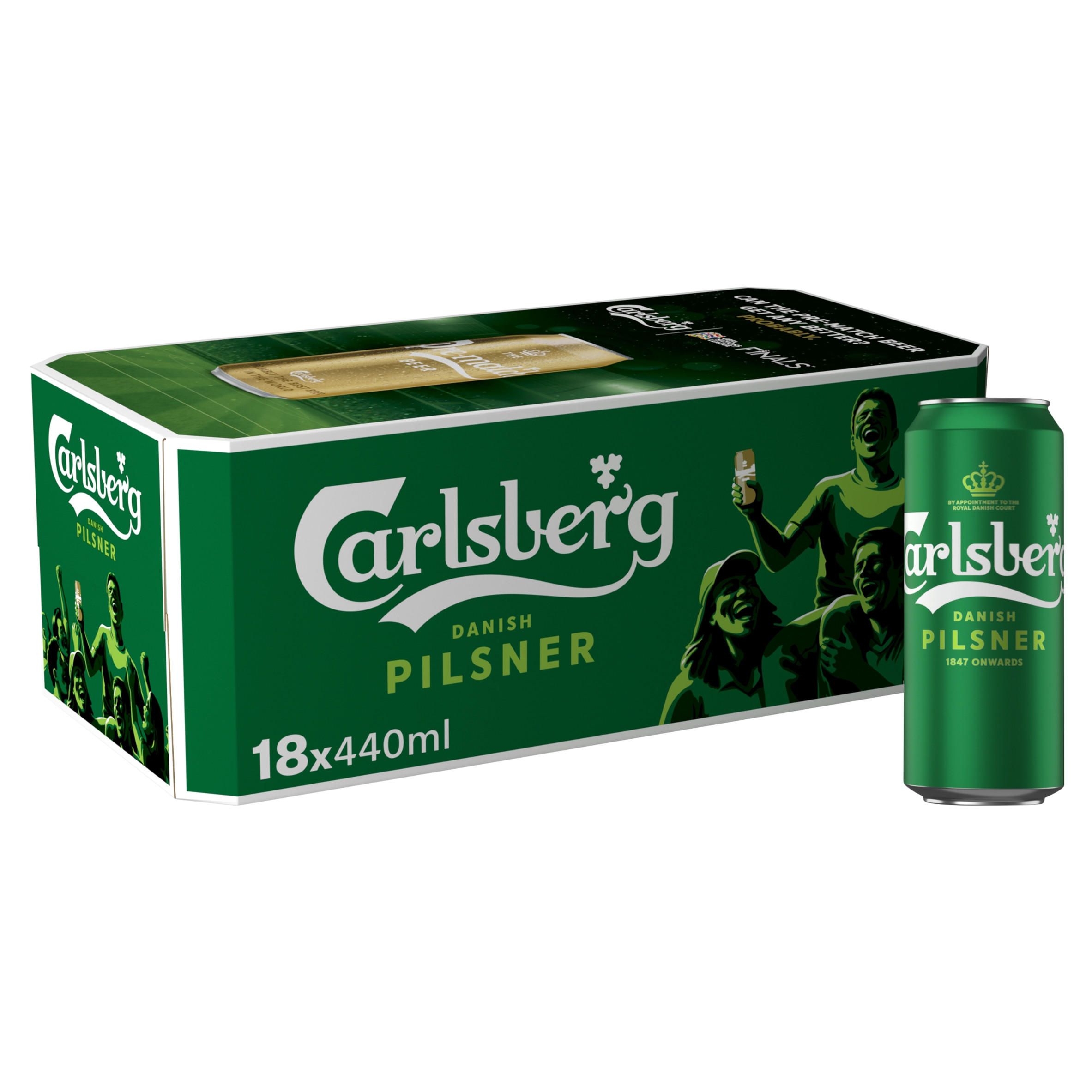 Carlsberg Danish Pilsner Lager Beer 18 x 440ml