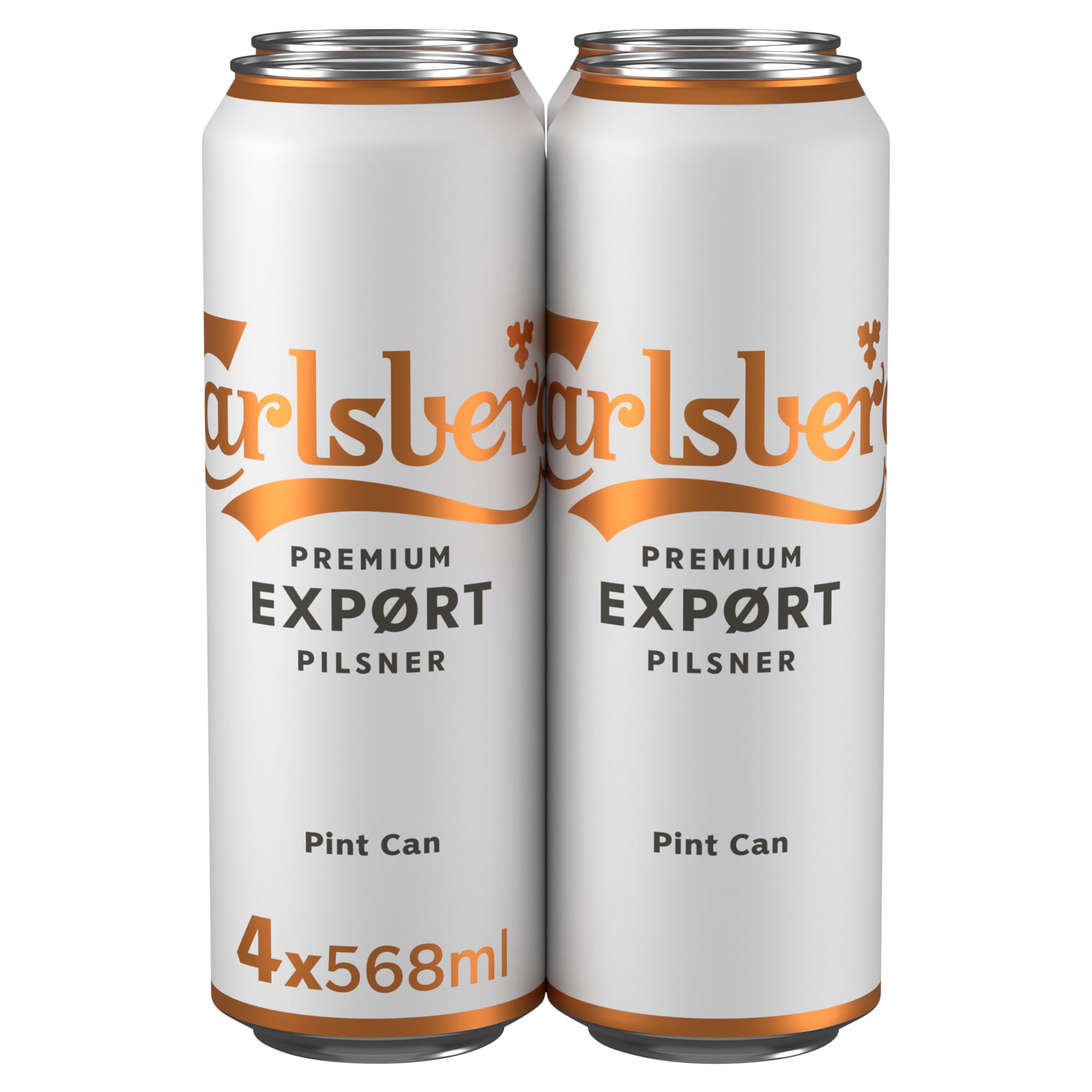 Carlsberg Export Lager Beer Cans 4 x 568ml
