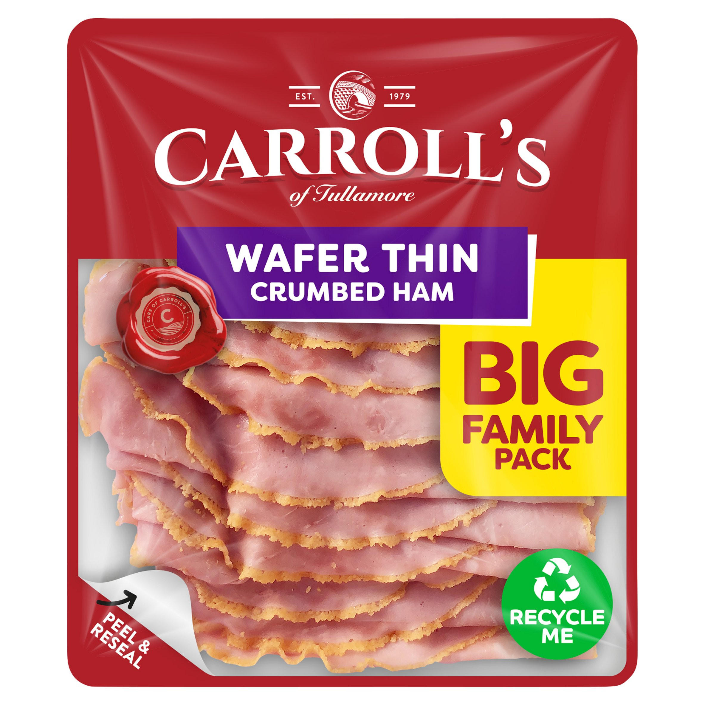 Carroll's of Tullamore Wafer Thin Crumbed Ham Ham Iceland Foods