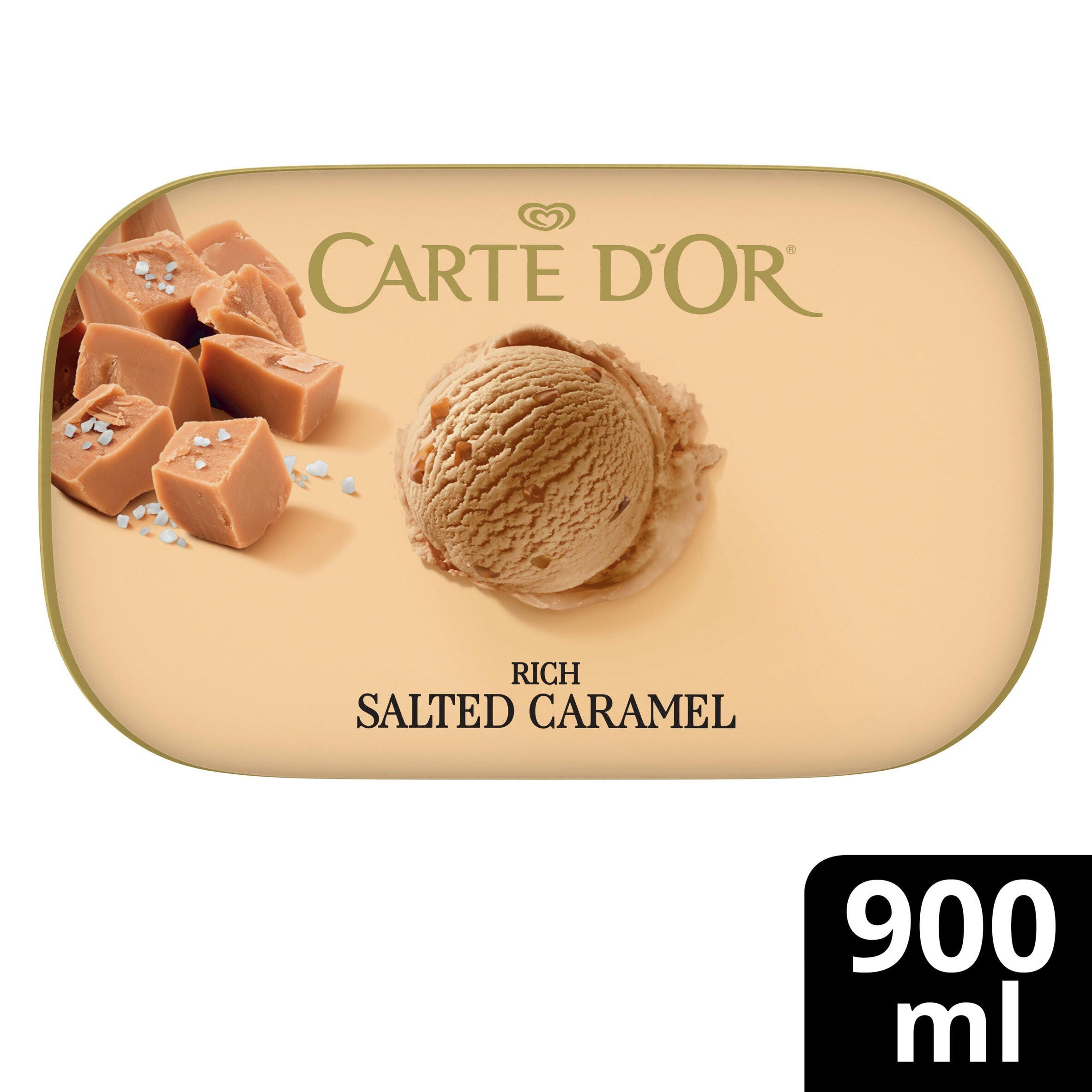 Carte D'Or Rich Salted Caramel Ice Cream Tub