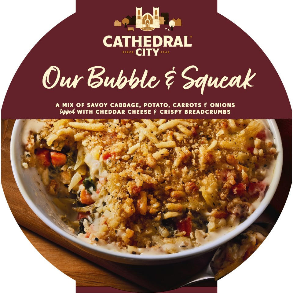 Cathedral City Our Bubble and Squeak 500g Exclusive Brands Iceland