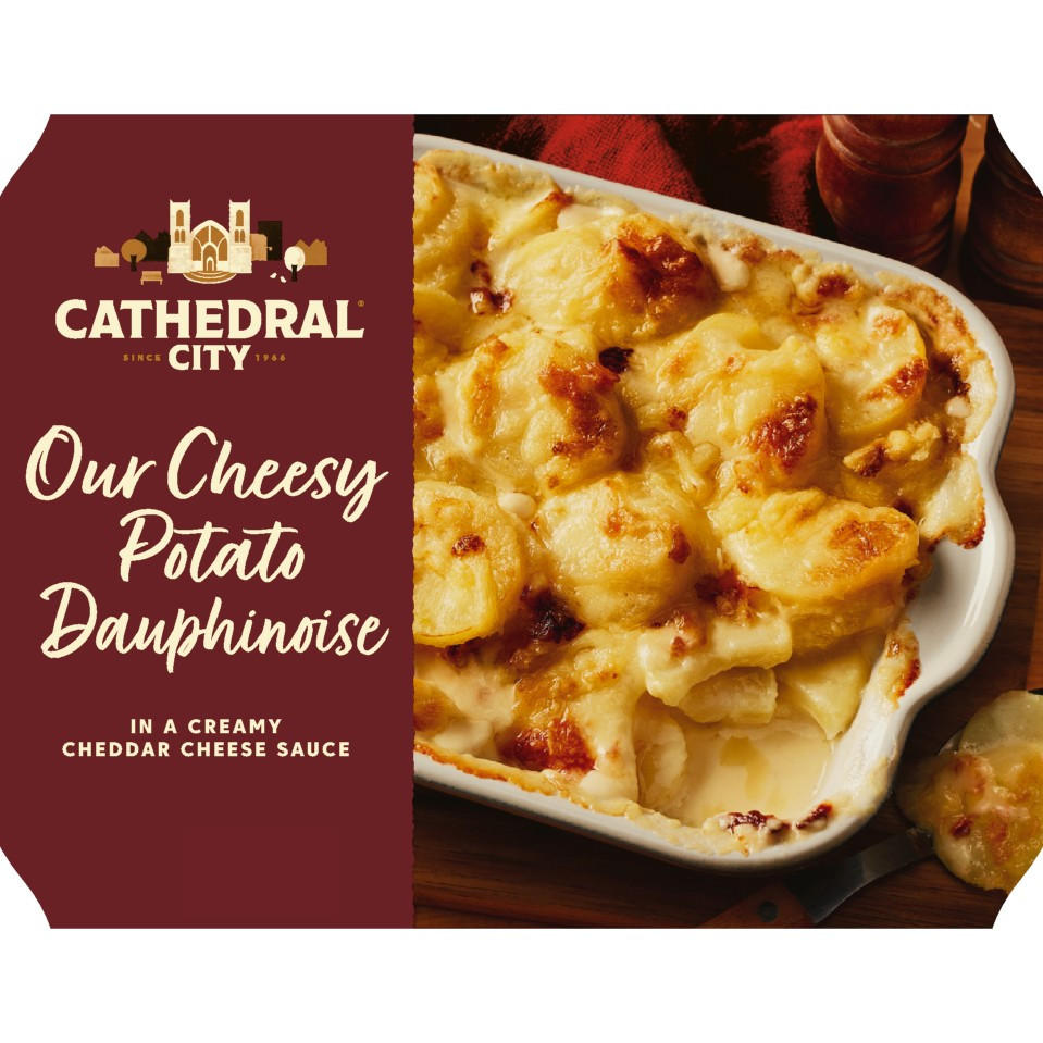 Cathedral City Cheesy Potato Dauphinoise 500g Iceland Foods