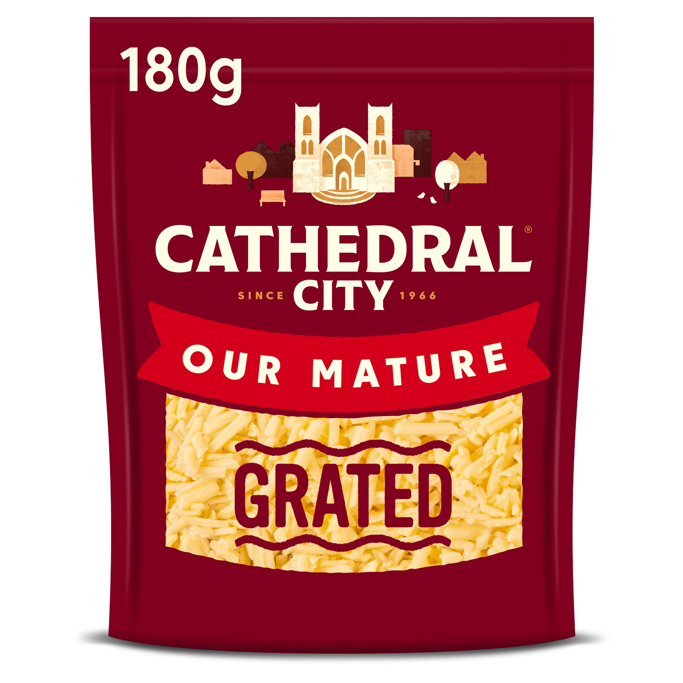 Cathedral City Our Mature Cheddar Grated 180g