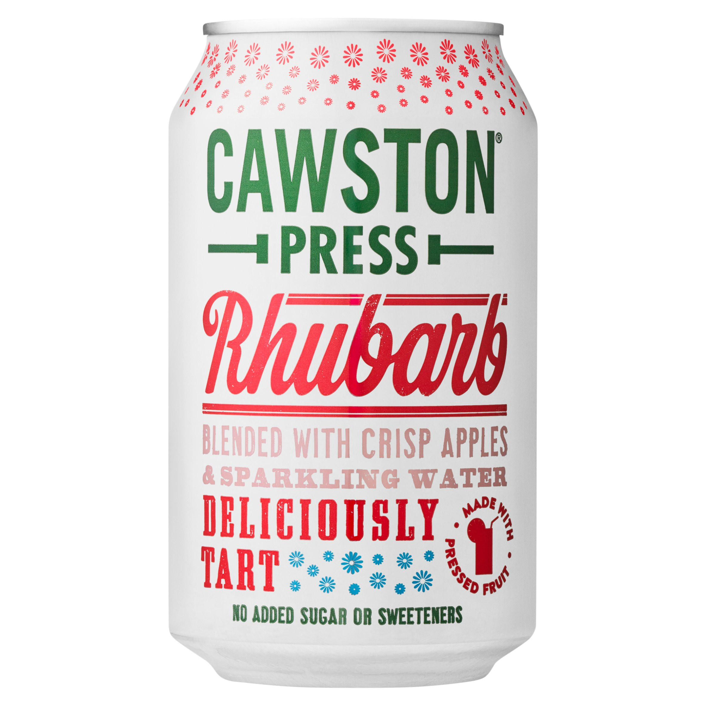 Cawston Press Rhubarb 330ml Canned Drinks Iceland Foods