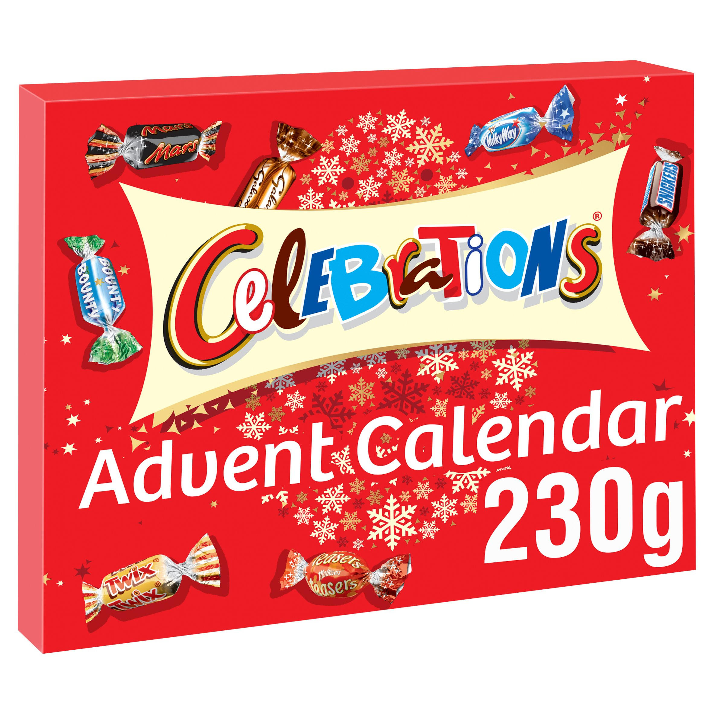 Celebrations Chocolate Christmas Advent Calendar 230g Chocolate Boxes