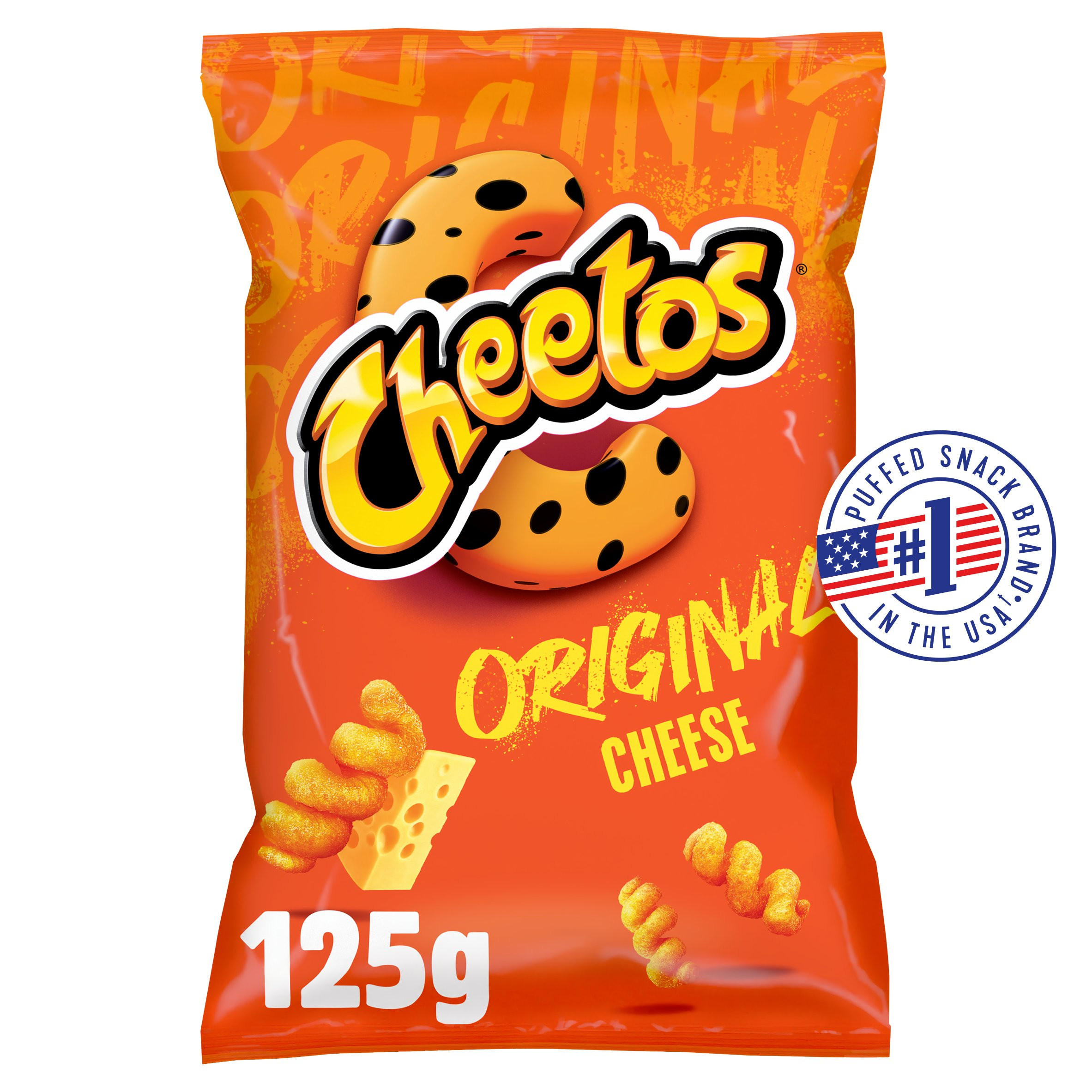 Twisted Original Cheese Corn Puffs Sharing Crisps 125g