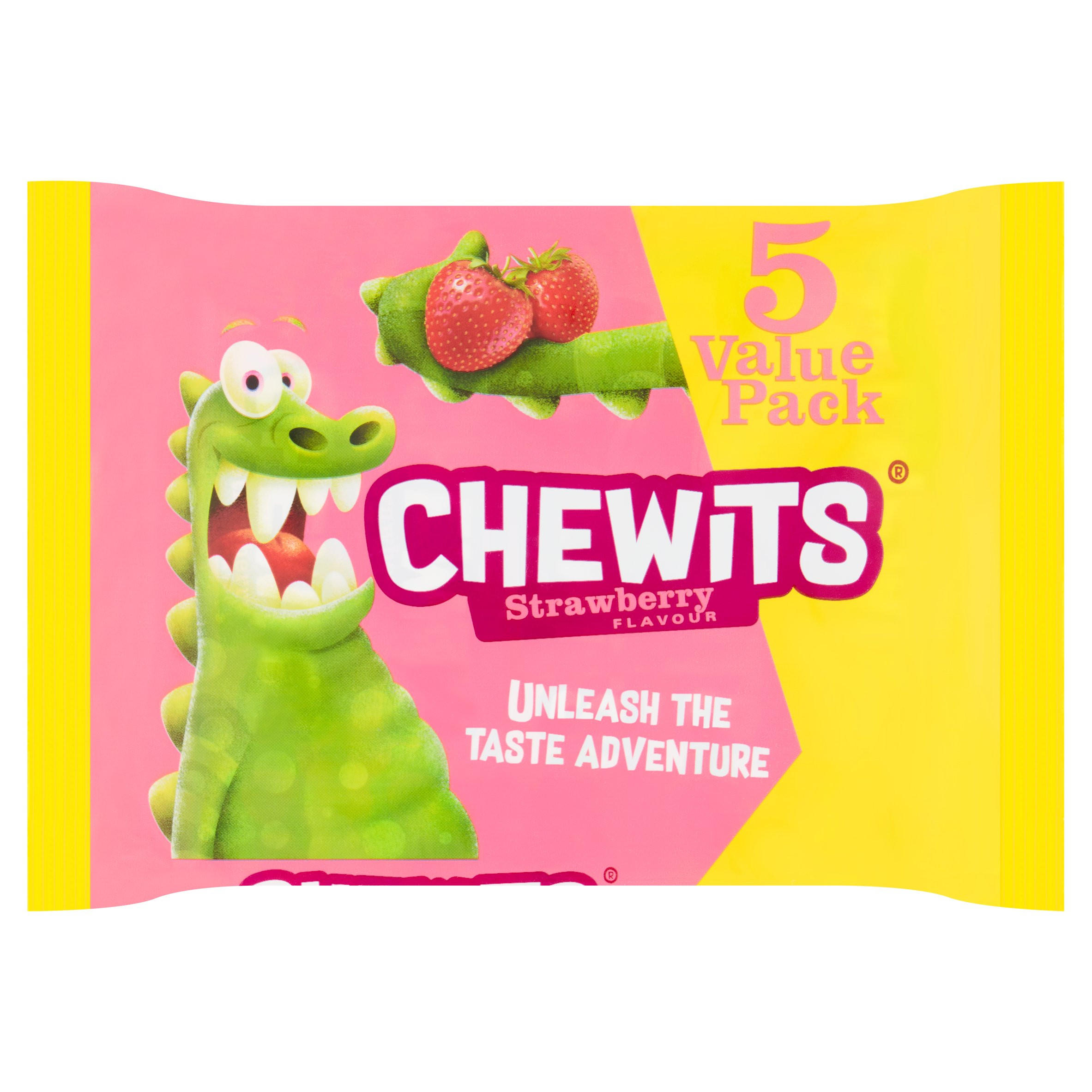 Chewits Strawberry Flavour 5 x 30g | Sweets | Iceland Foods