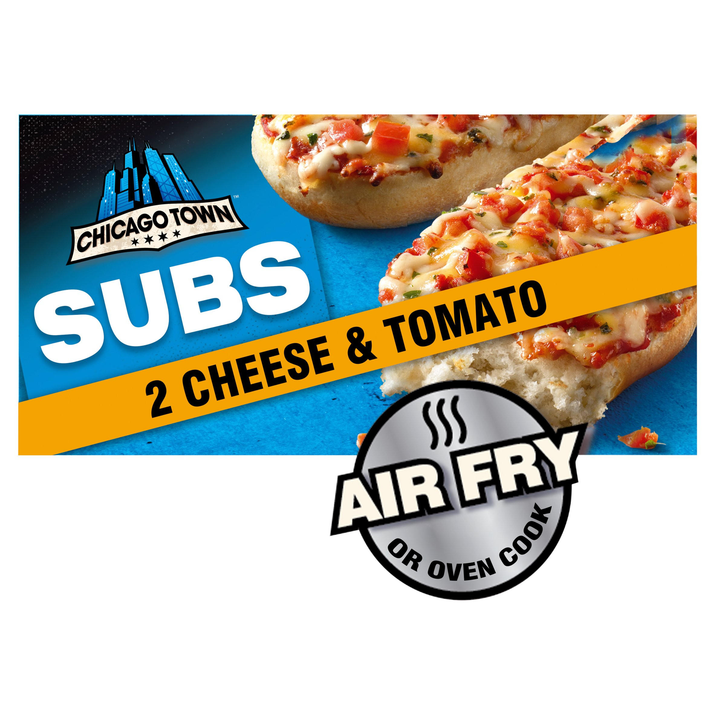 Chicago Town Subs Cheese & Tomato 2 x 125g