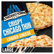 Chicago Town Crispy Chicago Thin Loaded Cheese 439g Thin Crispy 