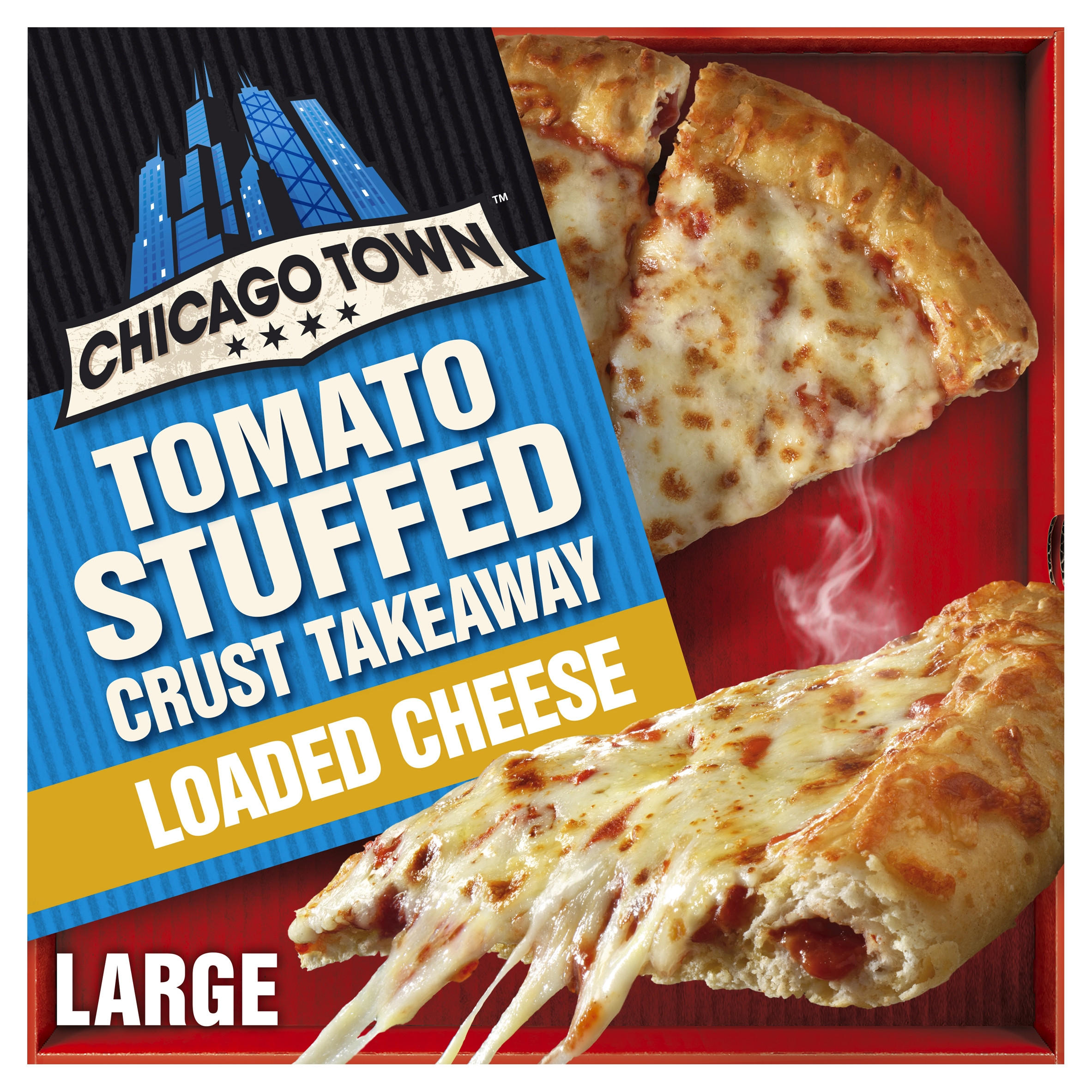 Chicago Town Takeaway Large Stuffed Crust Cheese Pizza 630g