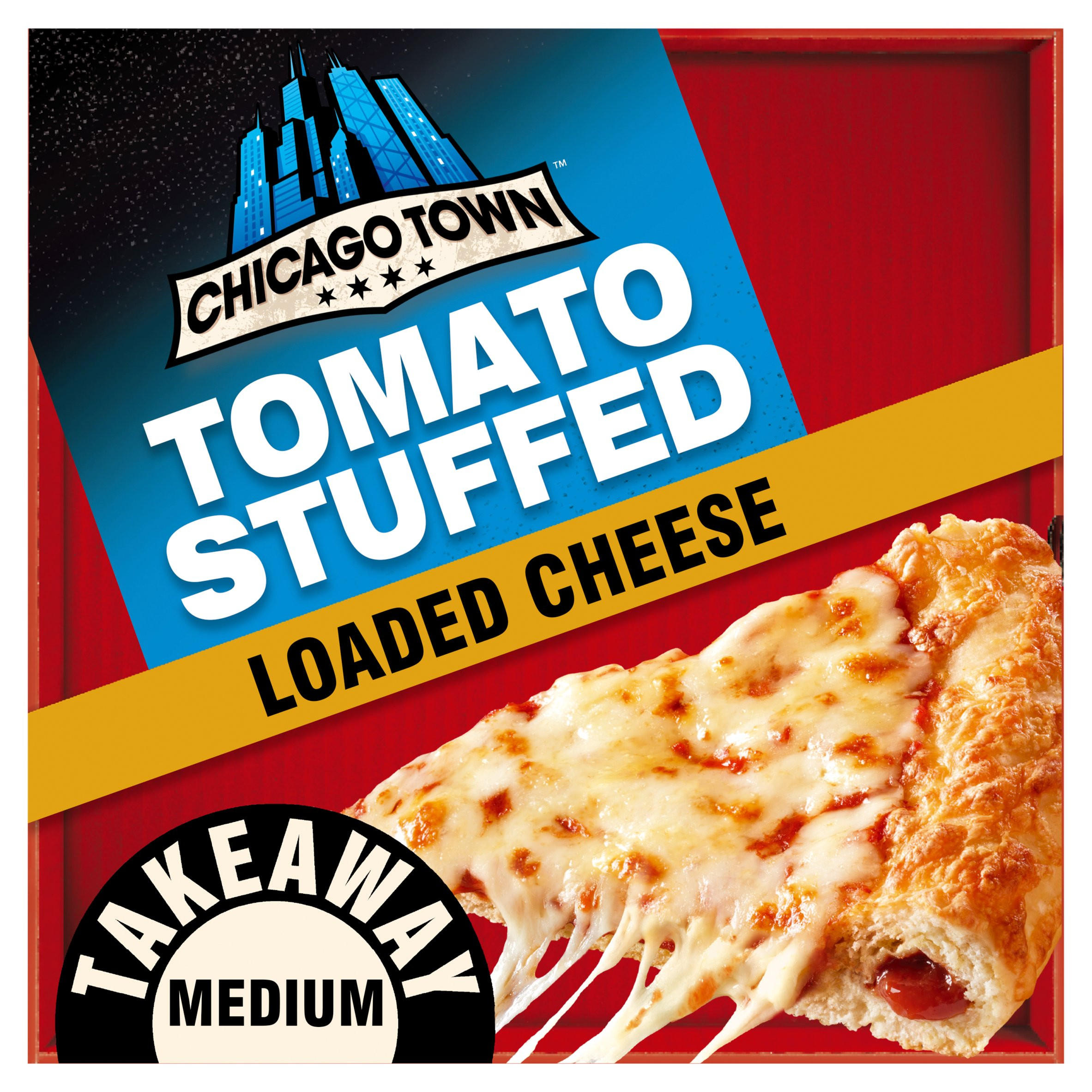 Chicago Town Takeaway Stuffed Crust Cheese Medium Pizza 480g