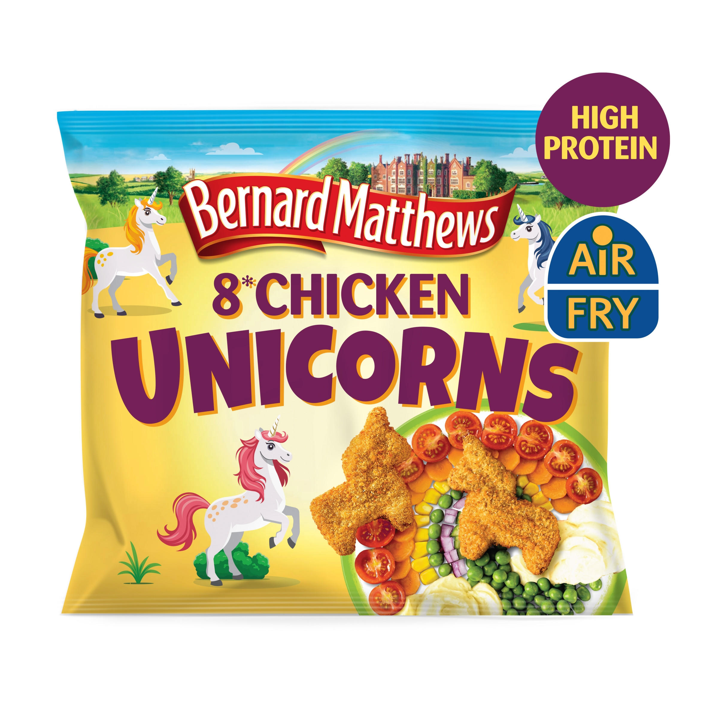 Chicken Unicorns – Crispy Frozen Chicken Pieces 336g, Fun Meals for Kids