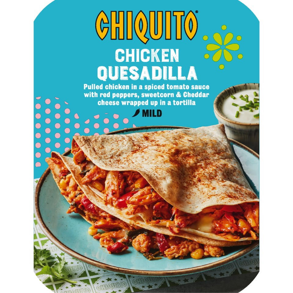 Chiquito® Chicken Quesadilla 280g Spanish & Mexican Iceland Foods