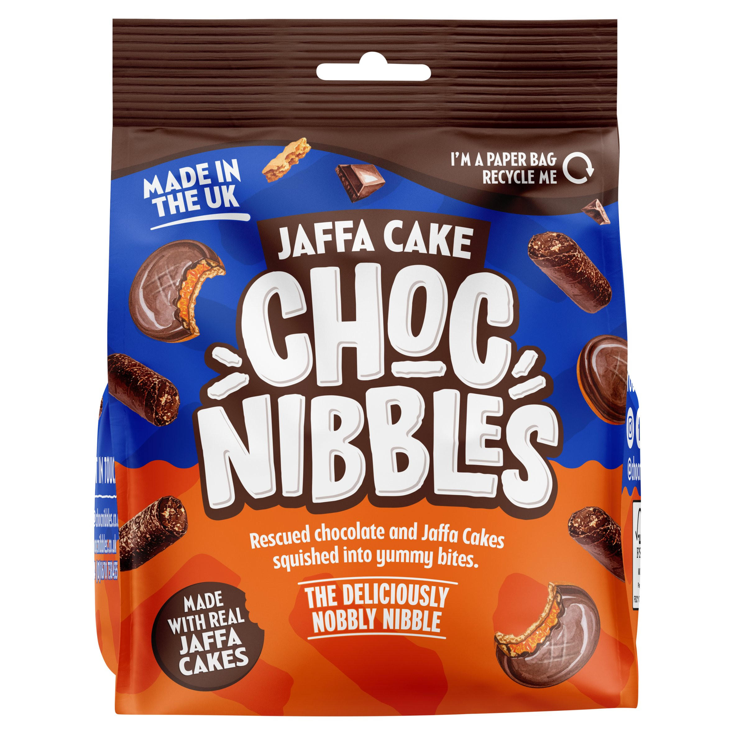 Choc Nibbles Jaffa Cake 135g